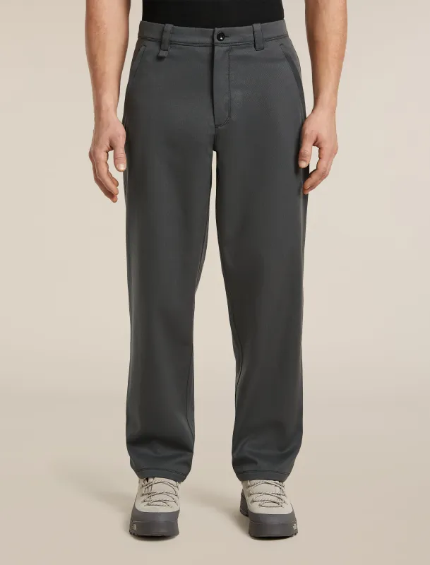 Men's Merino Blend Cotton Twill Wander Pants made by Icebreaker