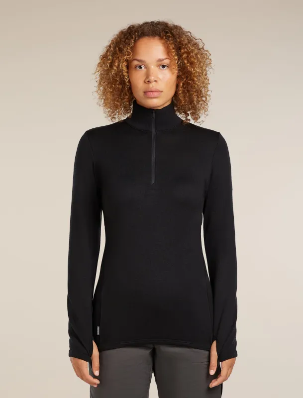 Women's 300 Original Half Zip Top made by Icebreaker