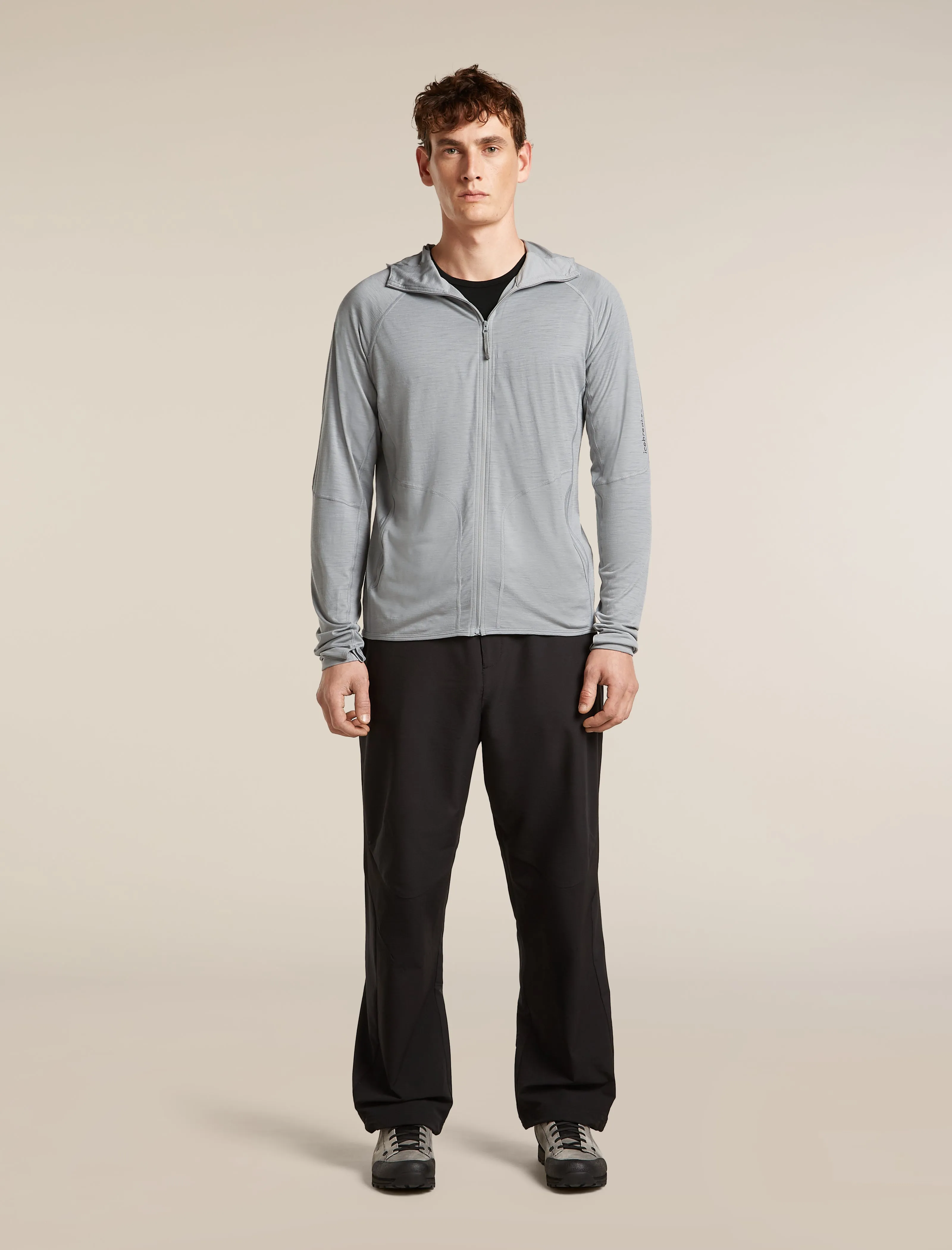 Men's 150 MerinoFine™ Ace Long Sleeve Zip Hoodie sold by Icebreaker product image thumbnail 3