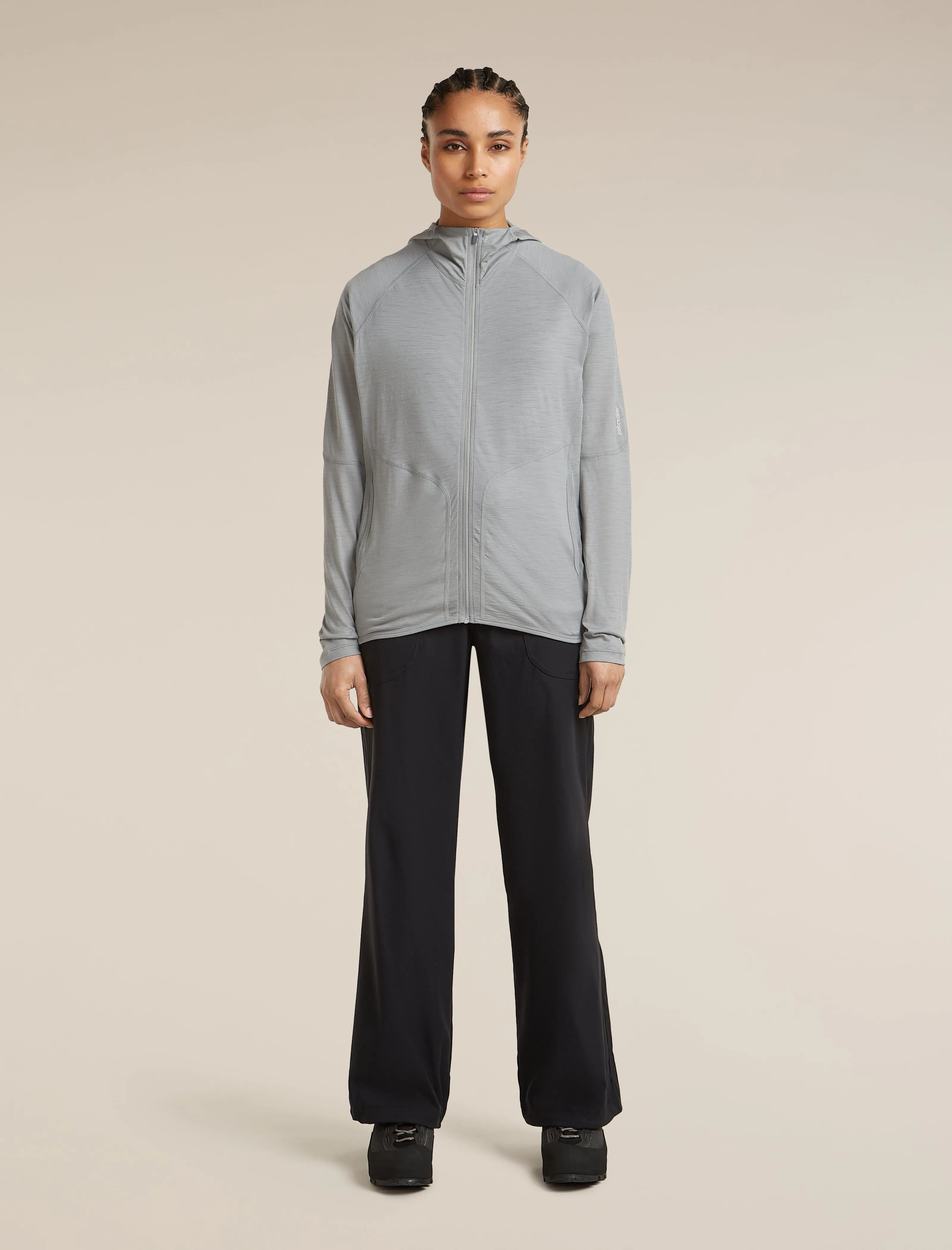 Women's 150 MerinoFine™ Ace Long Sleeve Zip Hoodie sold by Icebreaker product image thumbnail 3