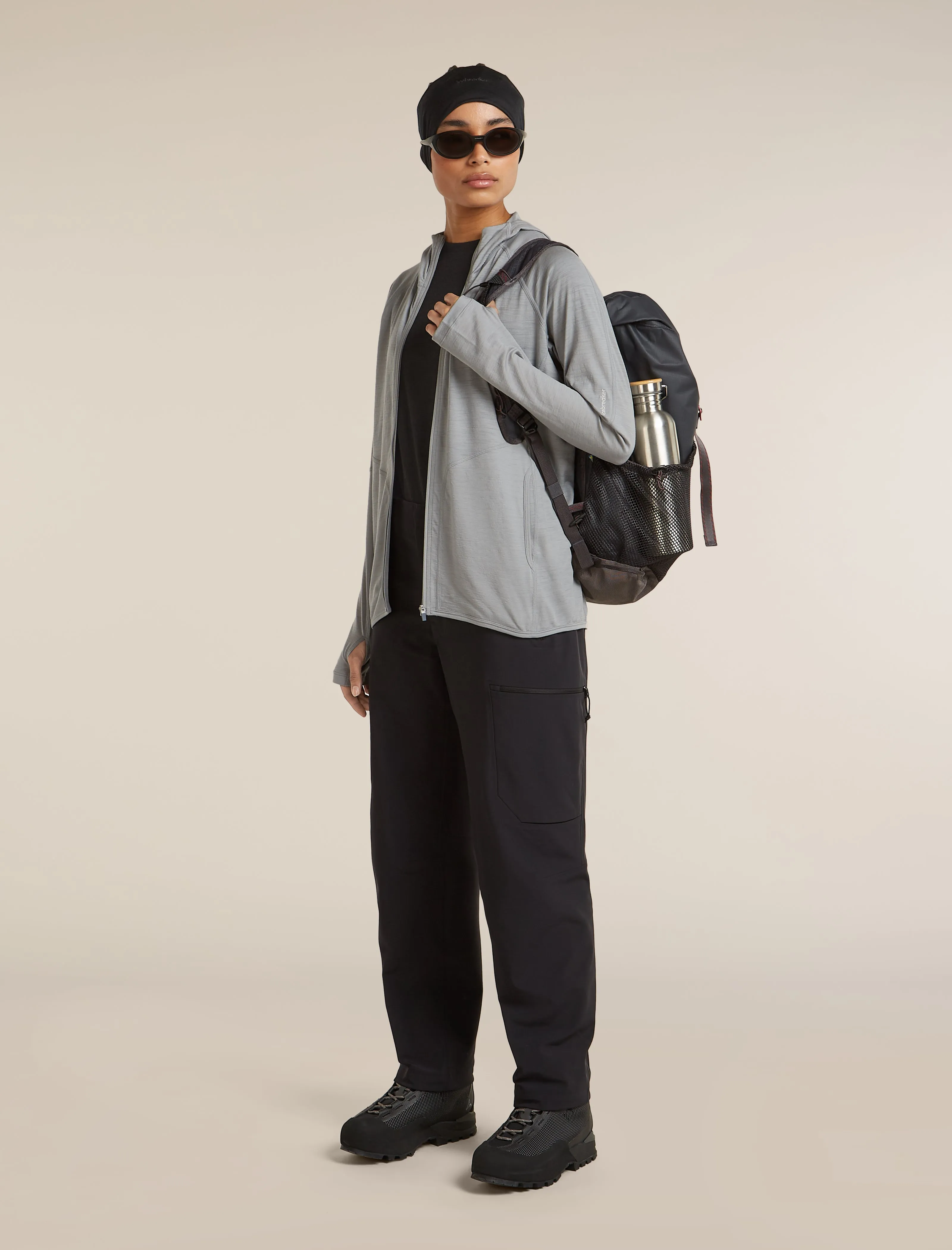 Women's 150 MerinoFine™ Ace Long Sleeve Zip Hoodie sold by Icebreaker product image thumbnail 4