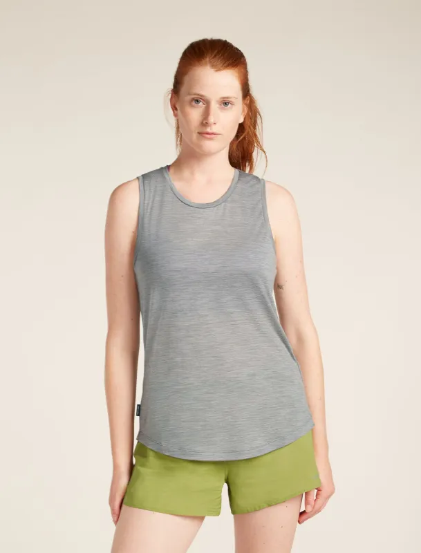 Women's Merino Blend 125 Cool-Lite™ Sphere Tank made by Icebreaker