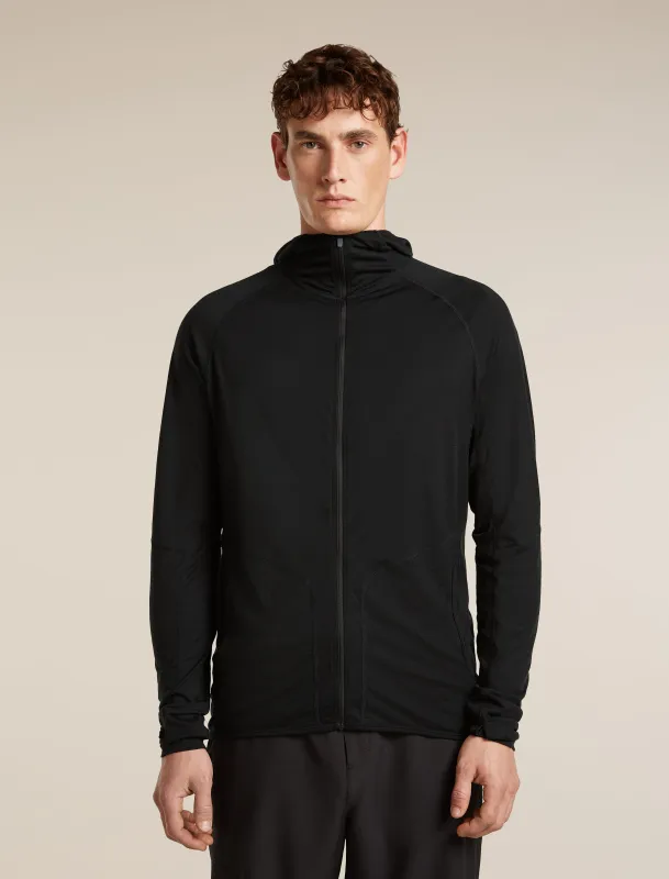 Men's 150 MerinoFine™ Ace Long Sleeve Zip Hoodie UPF made by Icebreaker