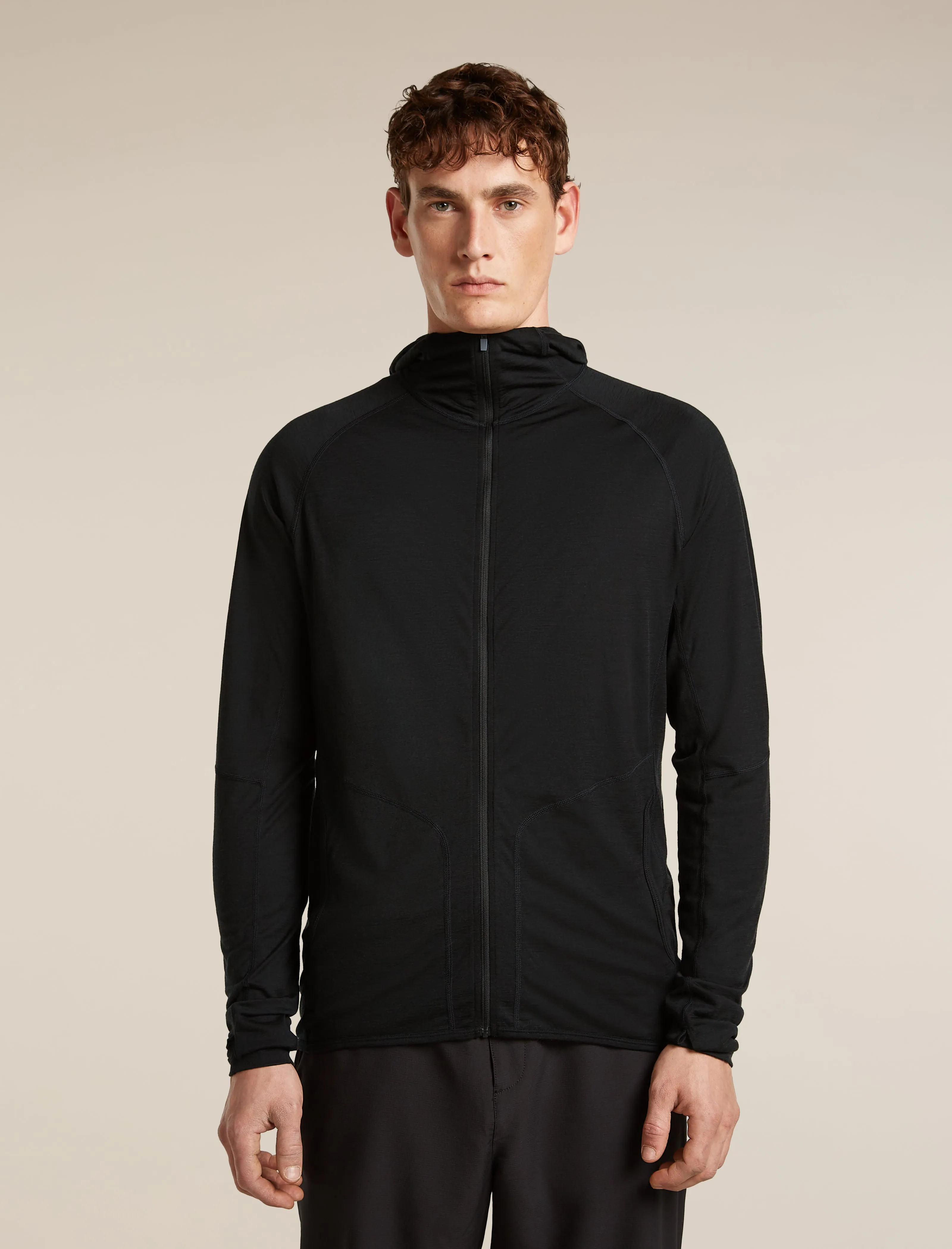 Men's 150 MerinoFine™ Ace Long Sleeve Zip Hoodie UPF sold by Icebreaker