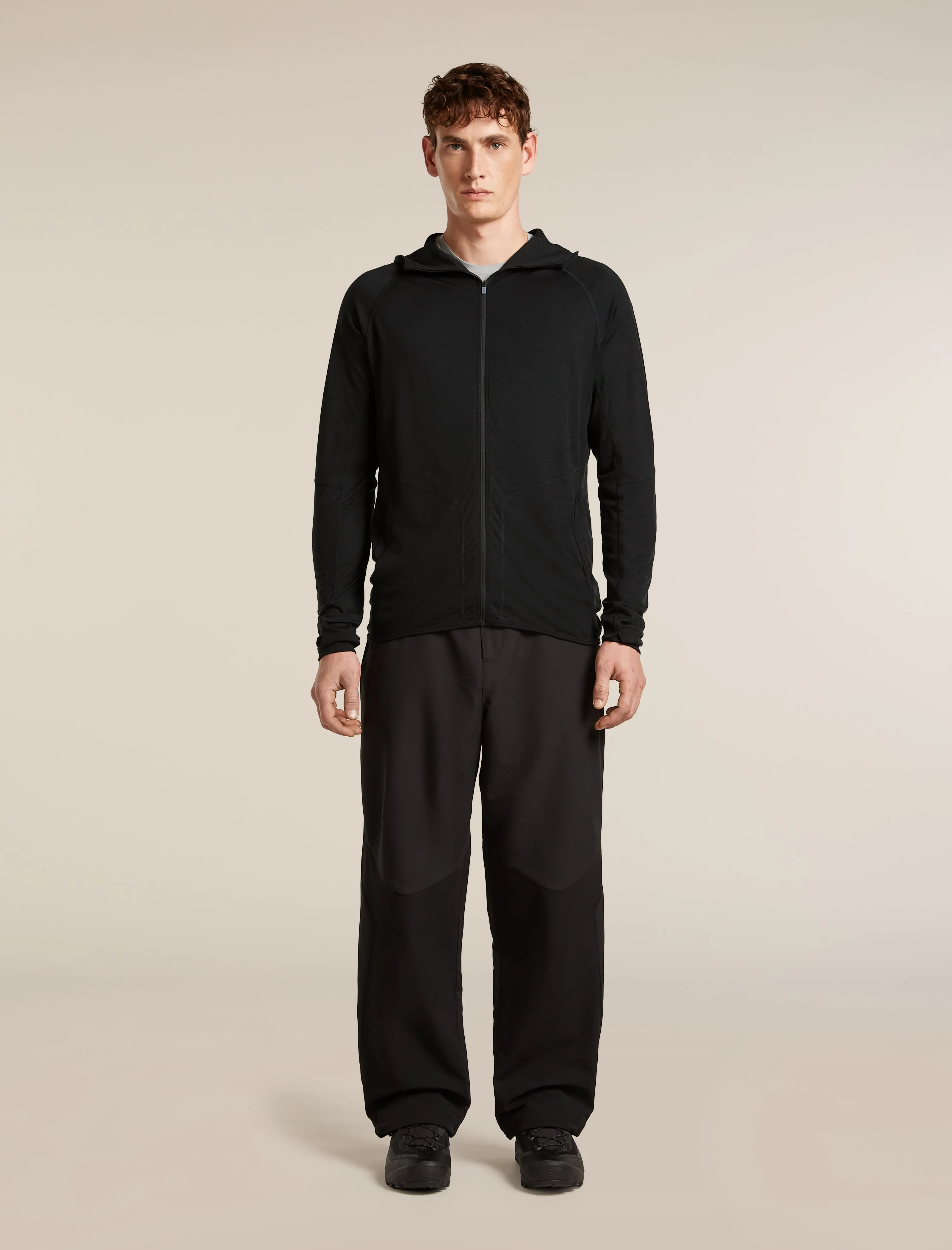Men's 150 MerinoFine™ Ace Long Sleeve Zip Hoodie UPF sold by Icebreaker product image thumbnail 3