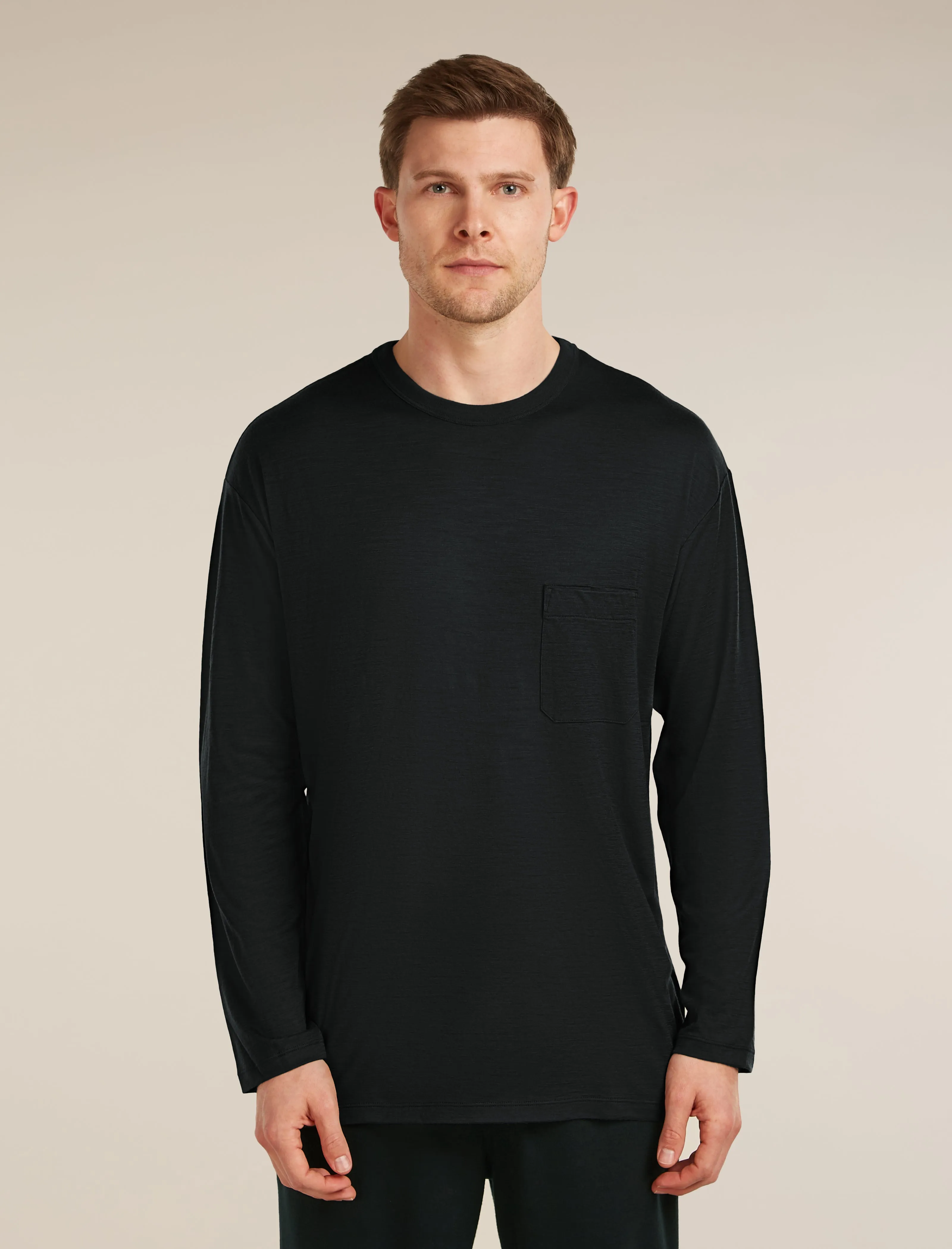 Unisex Merino 150 Long Sleeve Tee Stripe sold by Icebreaker