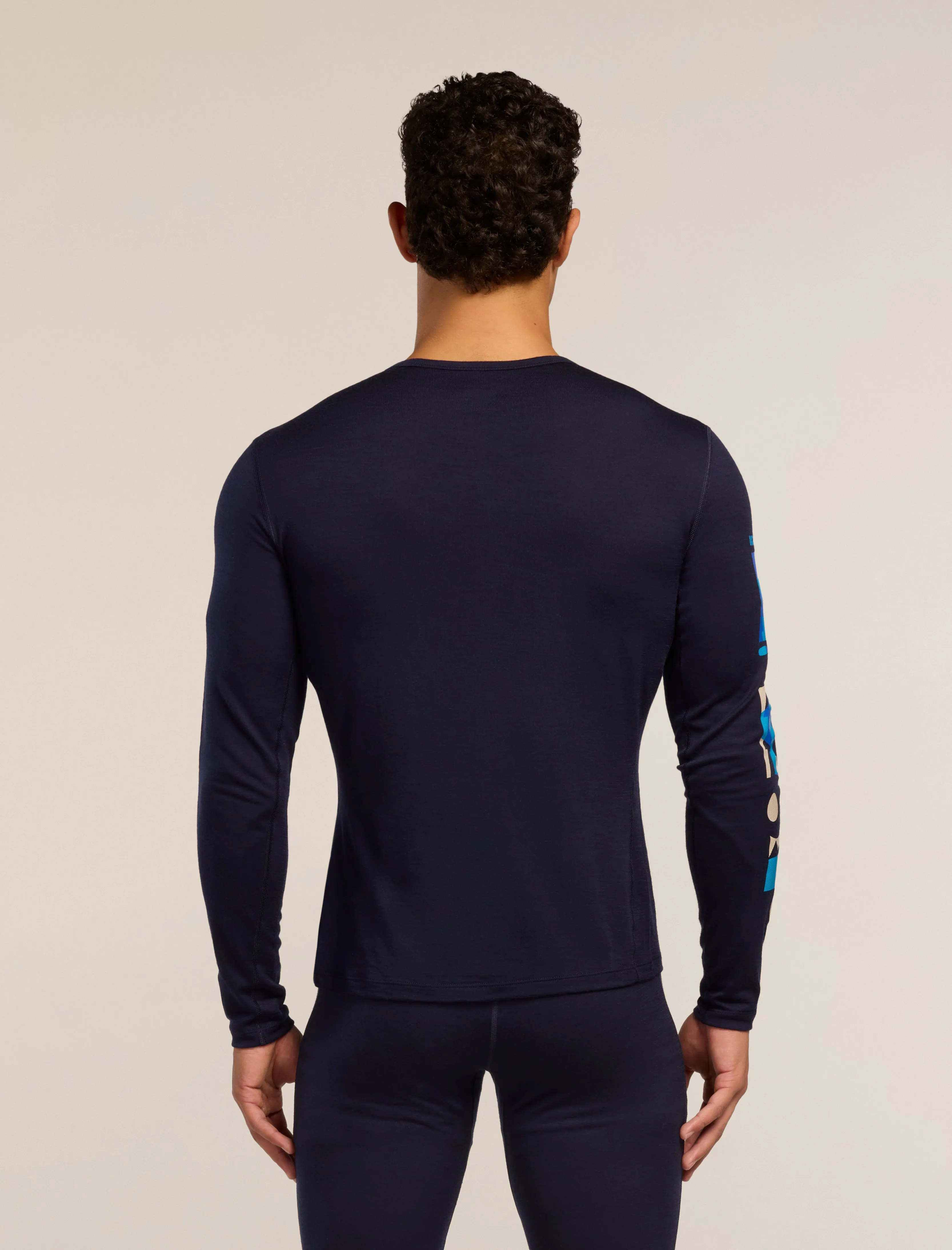 Men's Merino 200 Oasis Long Sleeve Crewe Ikon Pass sold by Icebreaker product image thumbnail 2