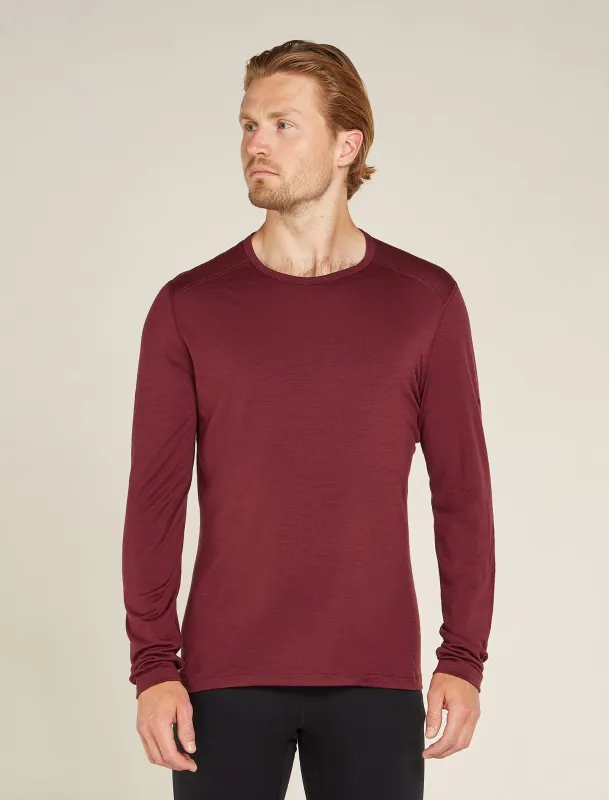 Men's Merino 200 Oasis Long Sleeve Crewe Thermal Top made by Icebreaker