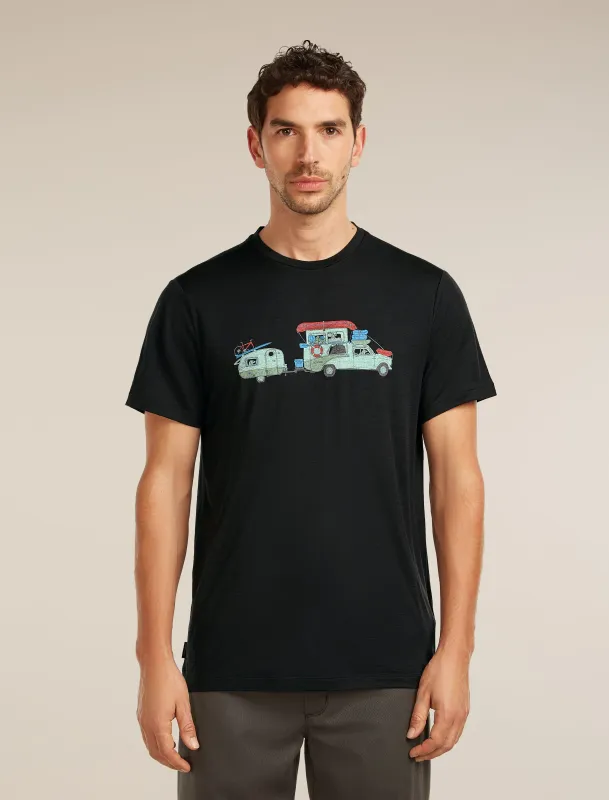 Men's Merino 150 Tech Lite Short Sleeve Tee Transportage made by Icebreaker