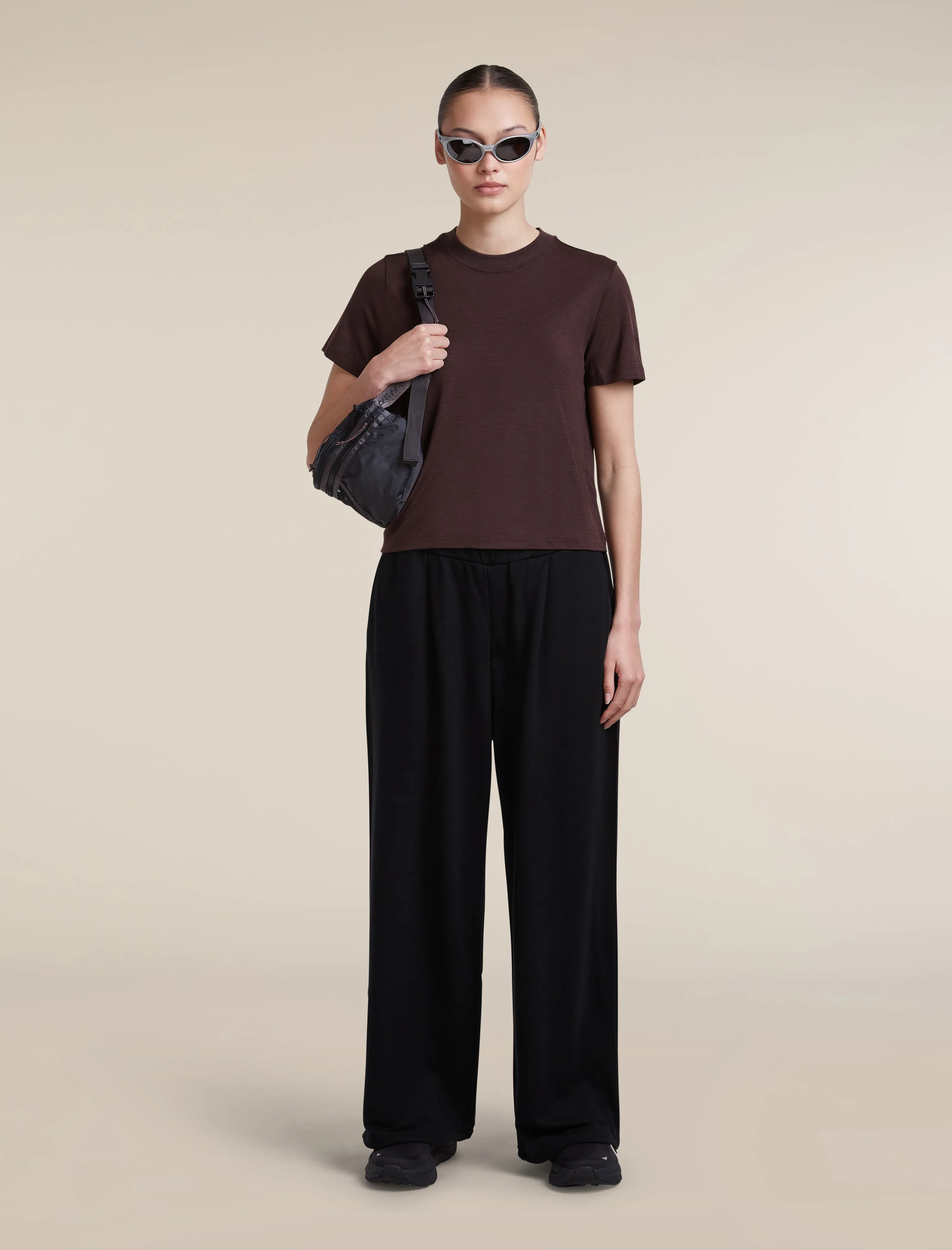 Women's Merino 150 Tech Lite Short Sleeve Crop Tee sold by Icebreaker product image thumbnail 4