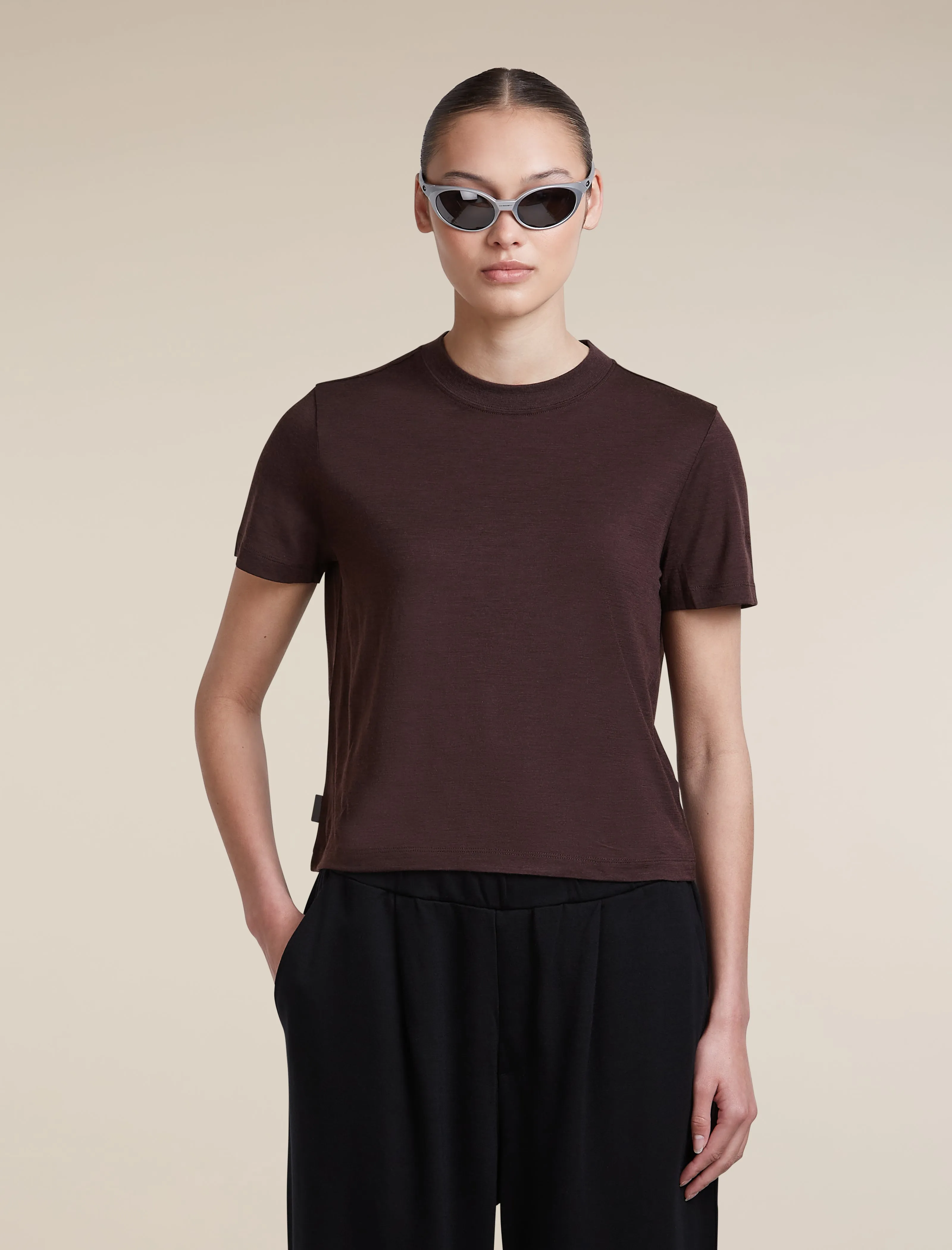 Women's Merino 150 Tech Lite Short Sleeve Crop Tee sold by Icebreaker product image thumbnail 5
