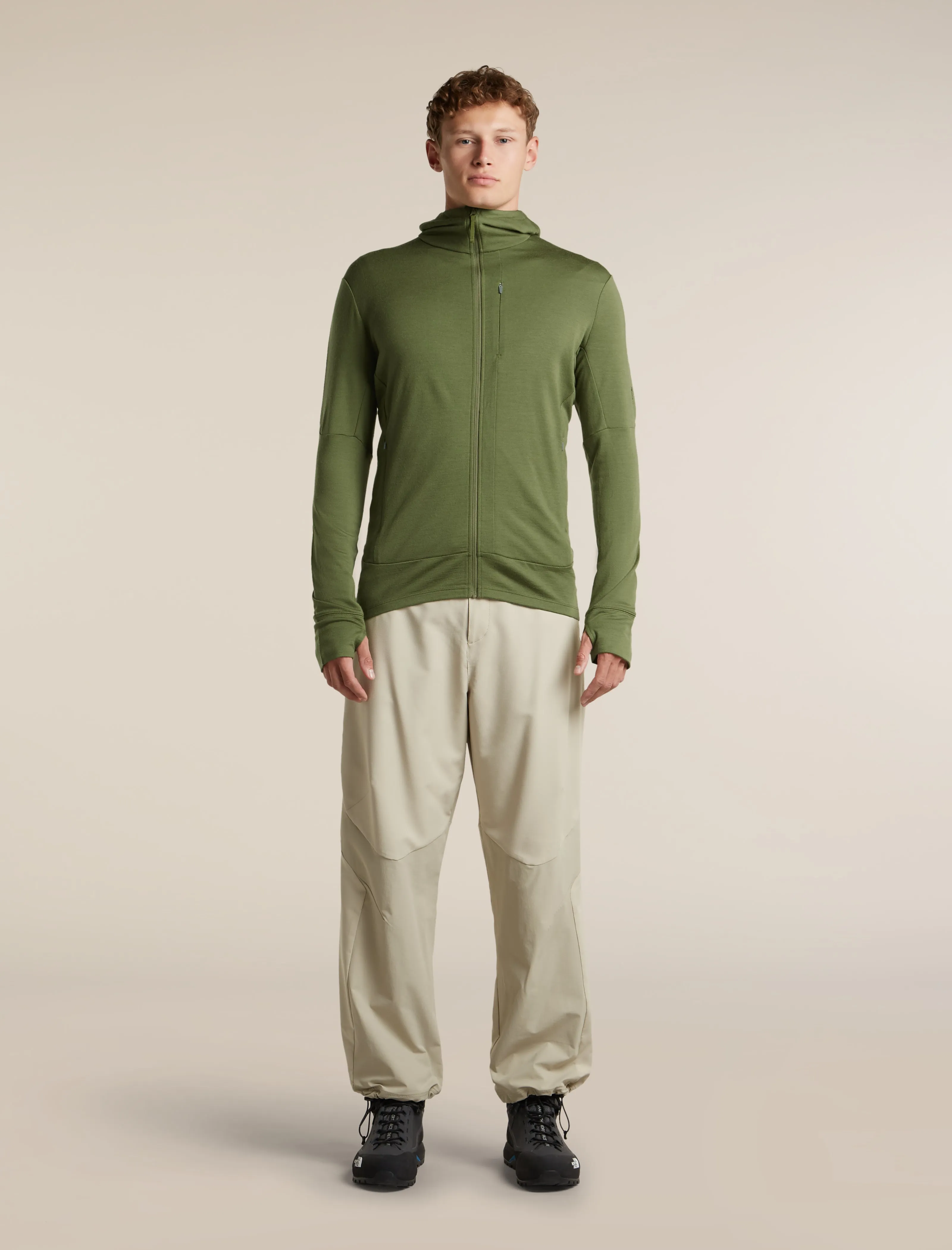 Men's Merino 260 Quantum Long Sleeve Zip Hoodie sold by Icebreaker product image thumbnail 3