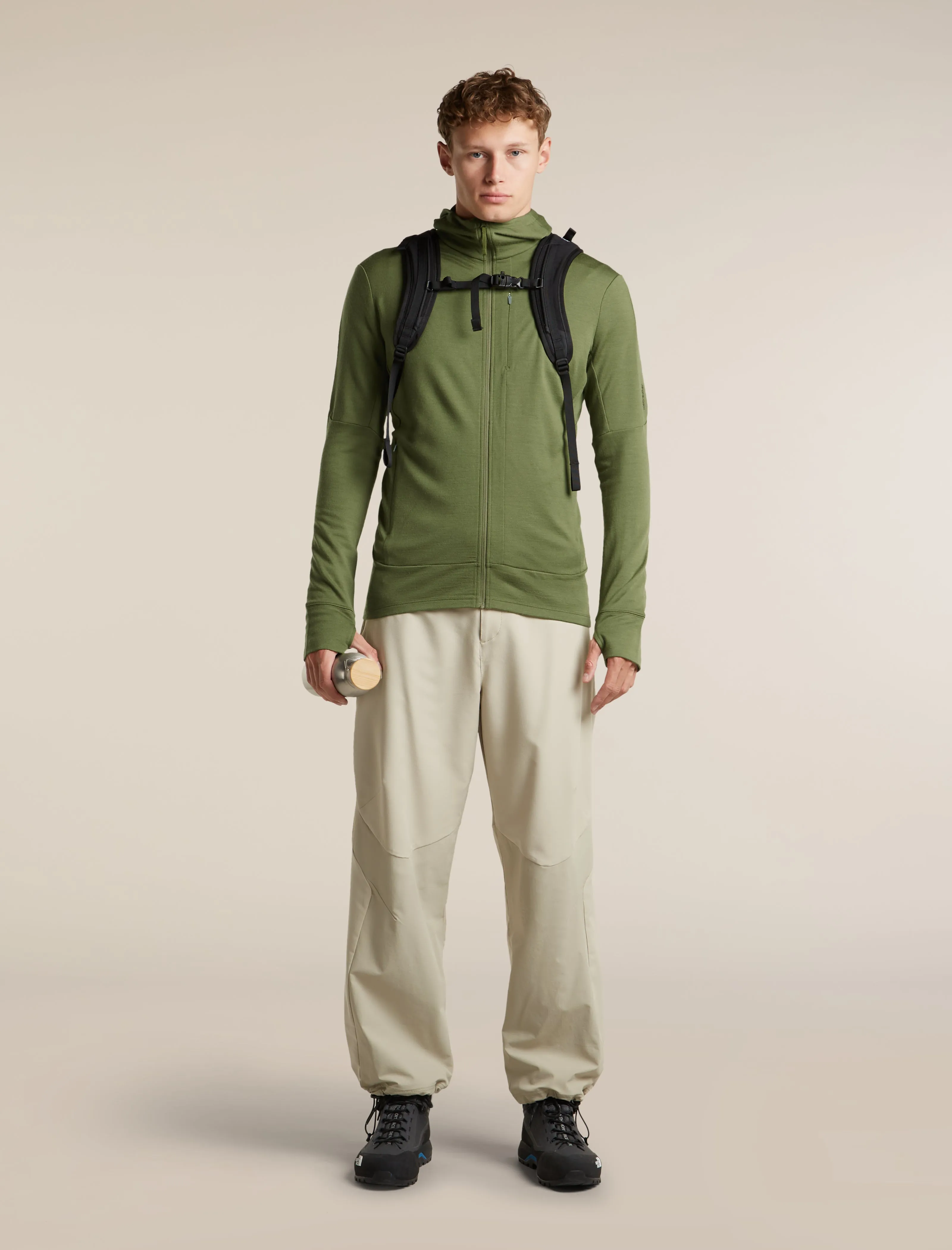 Men's Merino 260 Quantum Long Sleeve Zip Hoodie sold by Icebreaker product image thumbnail 4