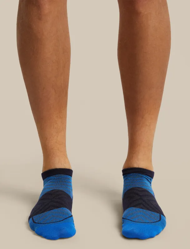 Men's Merino Blend Run+ Ultralight Micro Socks made by Icebreaker