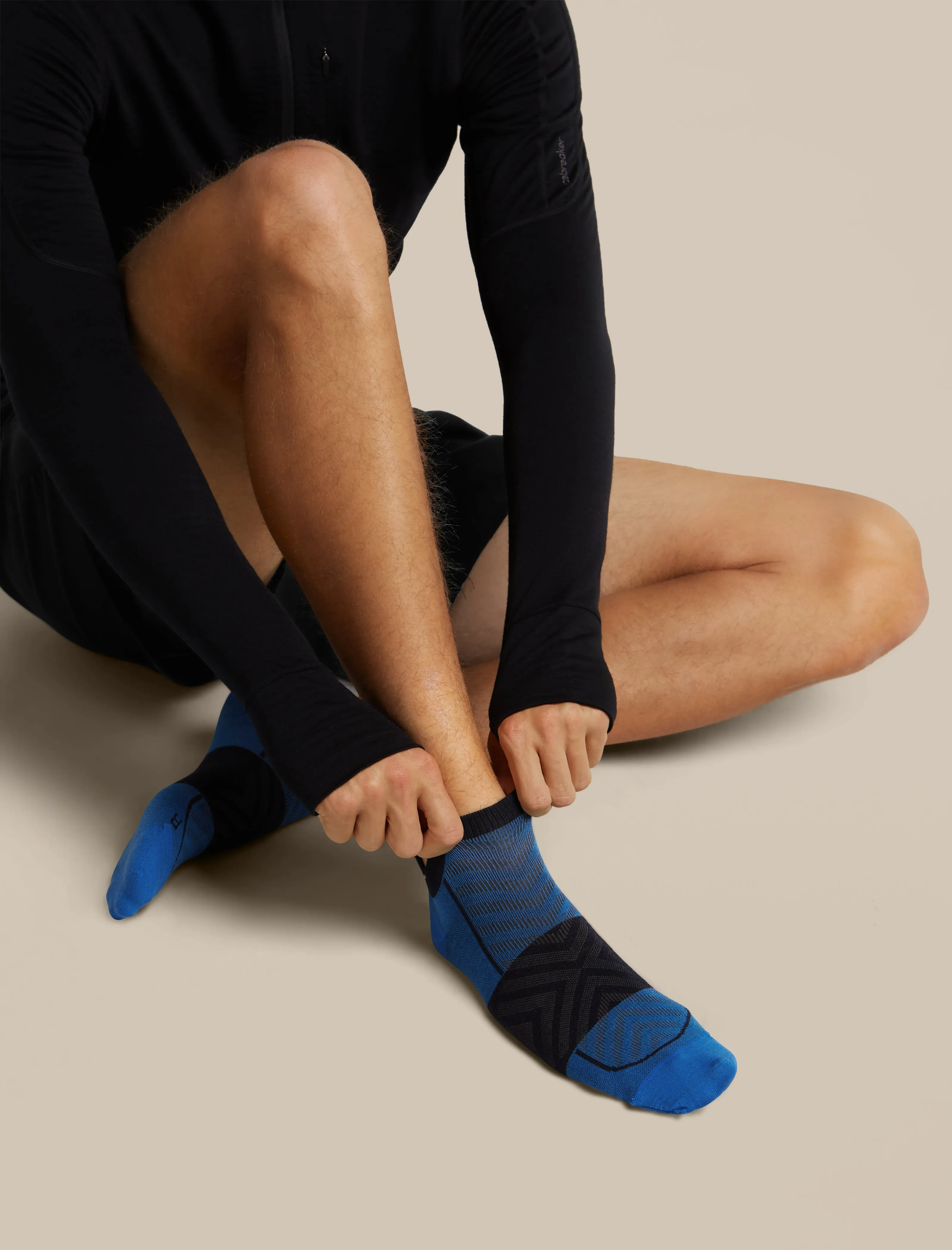 Men's Merino Blend Run+ Ultralight Micro Socks sold by Icebreaker product image thumbnail 3