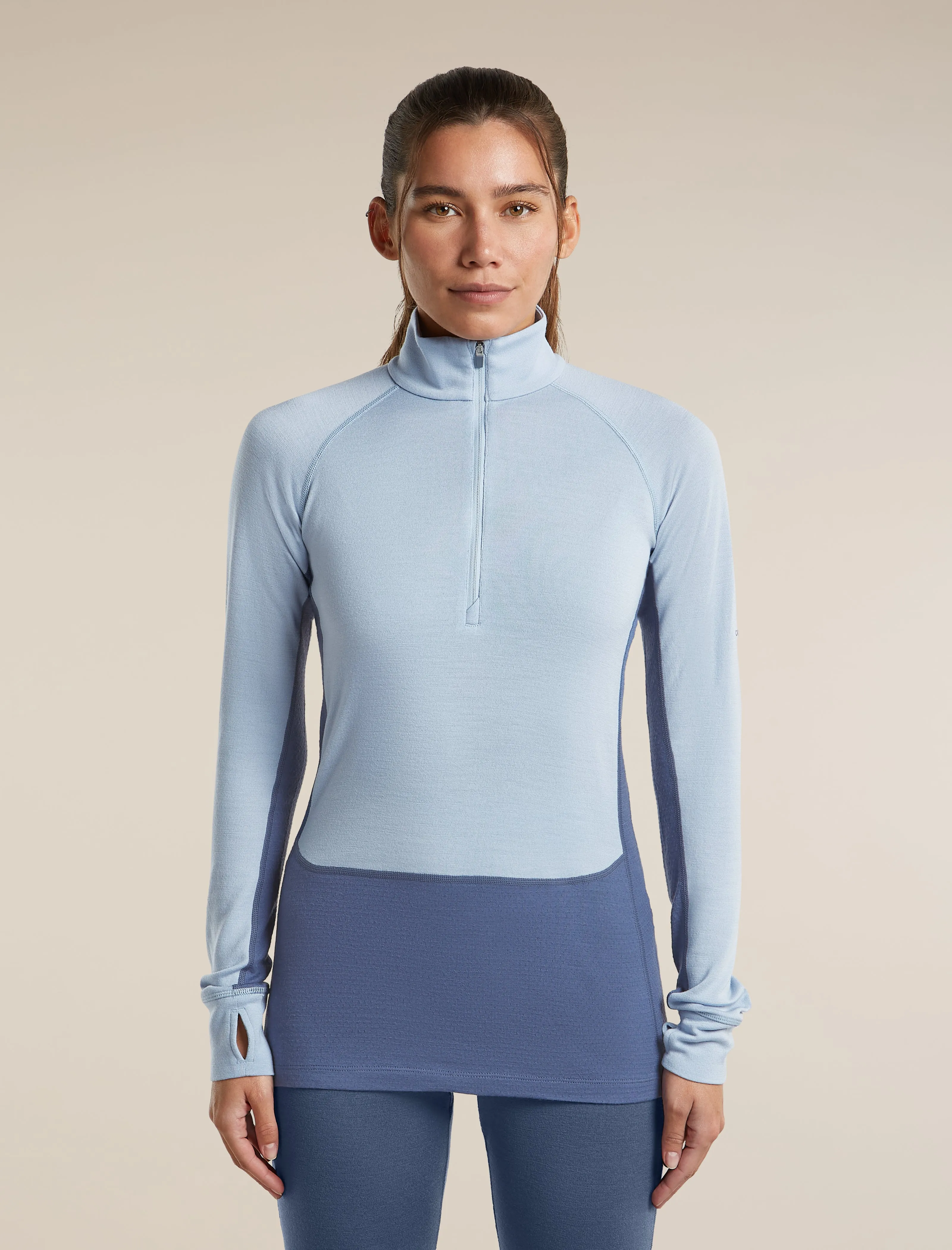 Women's Merino 260 ZoneKnit™ Long Sleeve Thermal Half Zip sold by Icebreaker