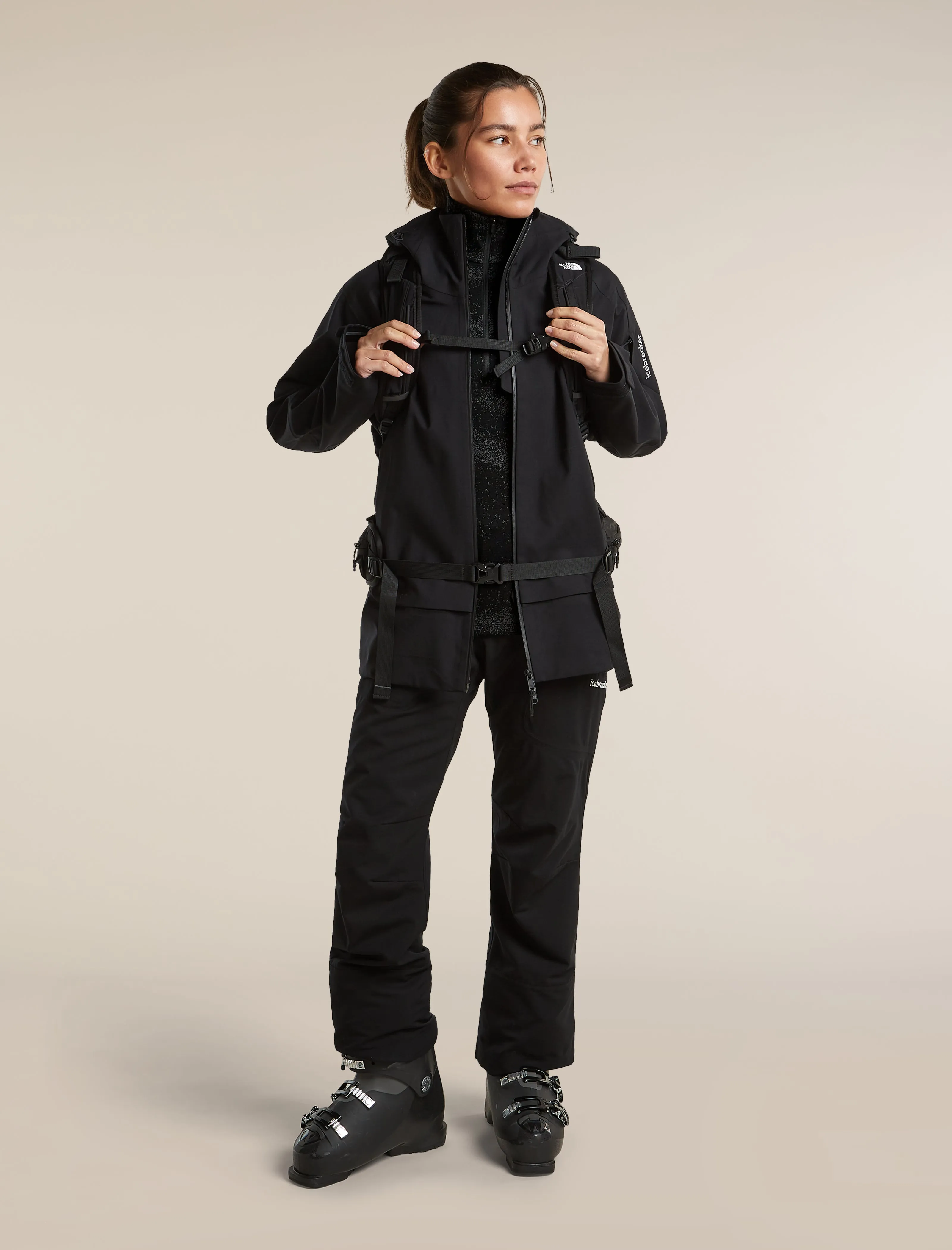 Women's Merino 260 Oasis Vertex High Rise Thermal Leggings Chillwave sold by Icebreaker product image thumbnail 4