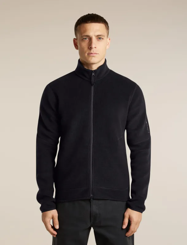 Men's Merino Blend 800 RealFleece™ Classic Pile Long Sleeve Zip made by Icebreaker