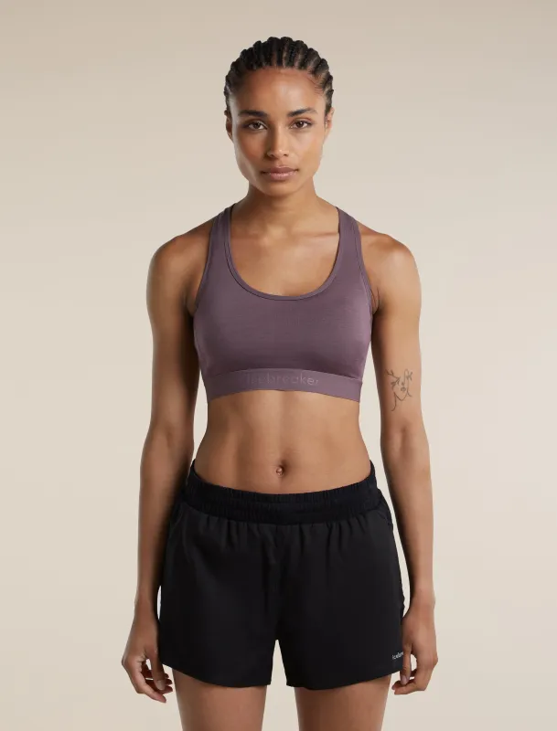 Women's Merino Blend 125 ZoneKnit™ Racerback Bra made by Icebreaker