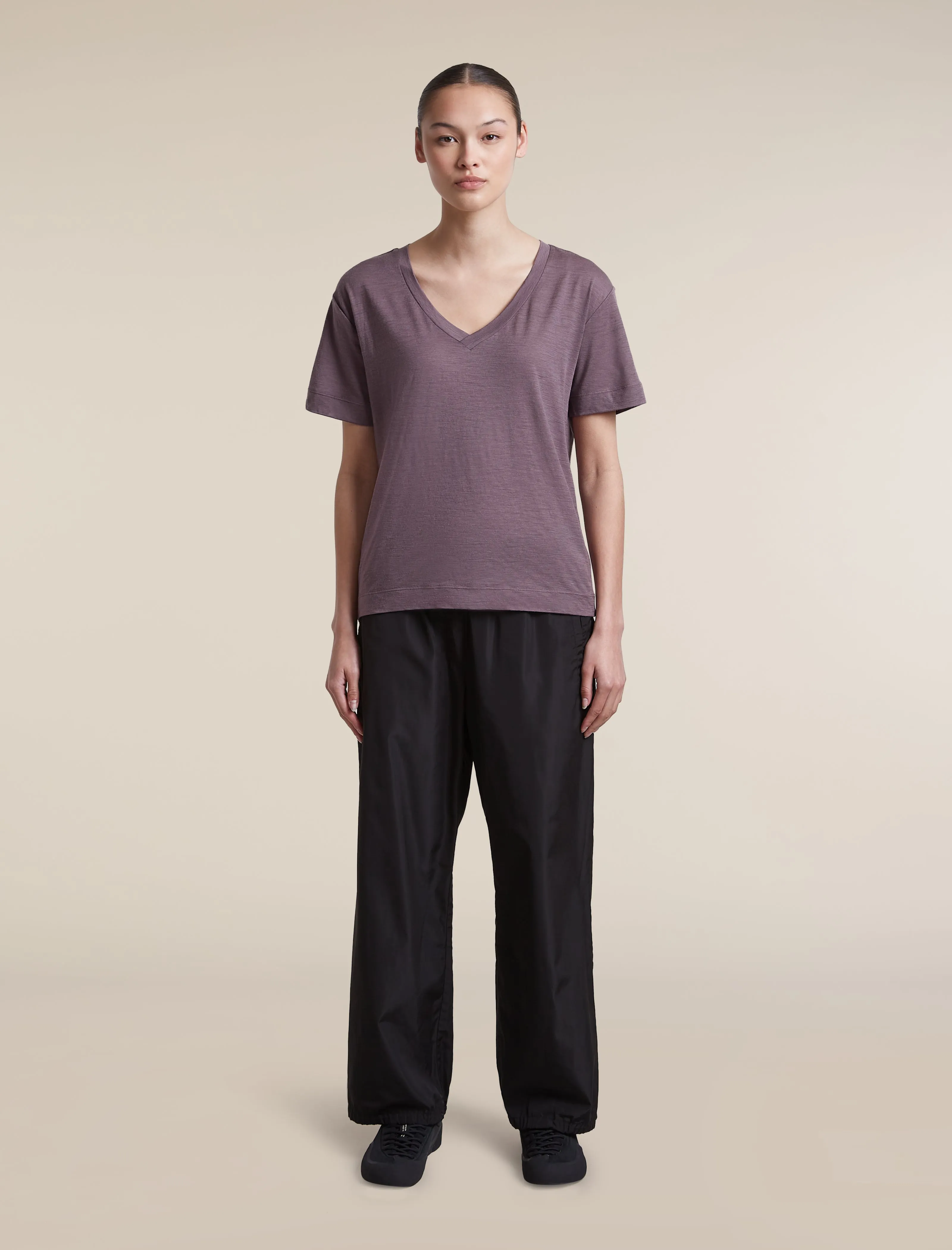 Women's Merino 150 Tech Lite Short Sleeve Relaxed V Neck Tee sold by Icebreaker product image thumbnail 3