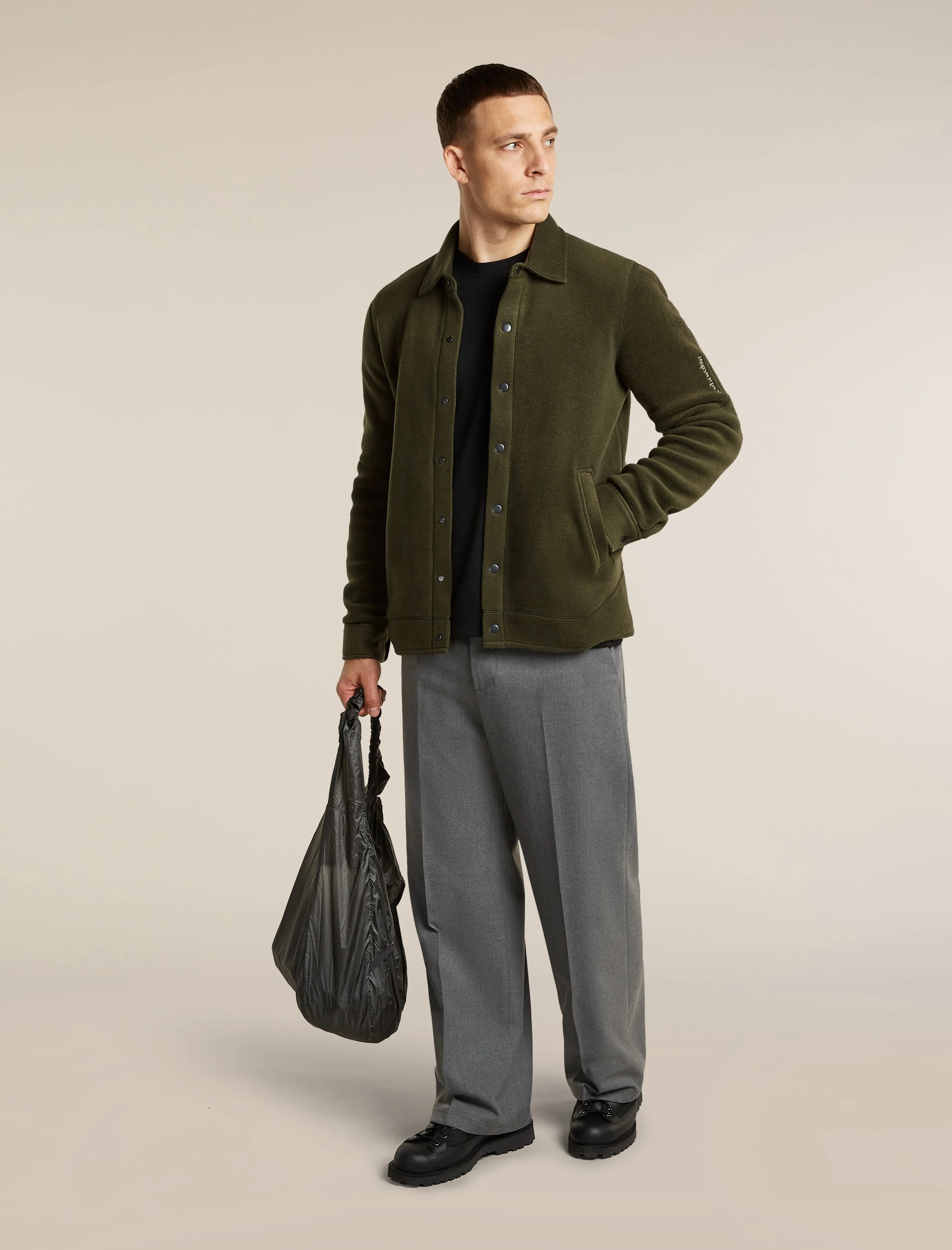 Men's Merino Blend 800 RealFleece™ Classic Pile Shacket sold by Icebreaker product image thumbnail 4