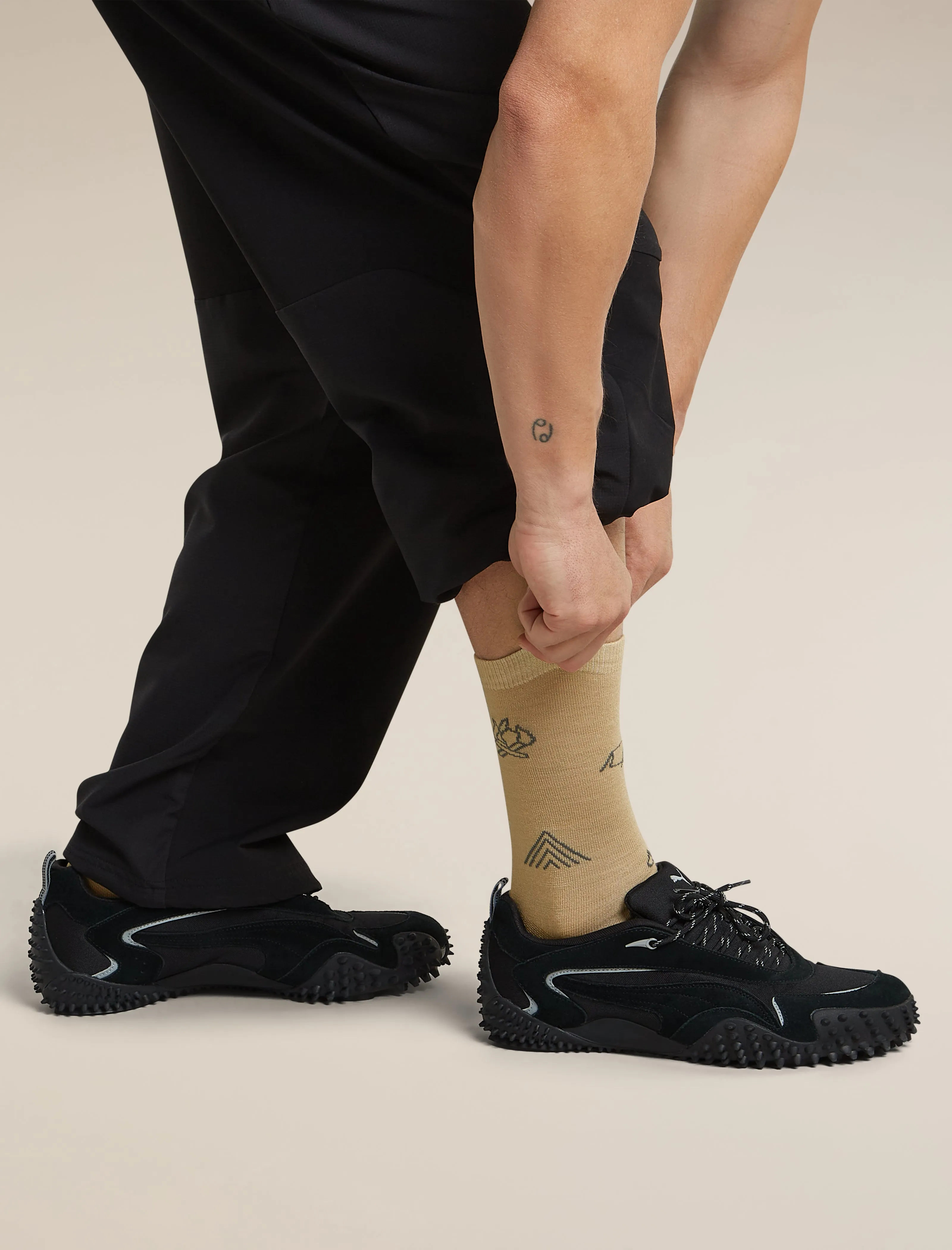 Men's Merino Lifestyle Ultralight Crew Camp Essentials Socks sold by Icebreaker product image thumbnail 4