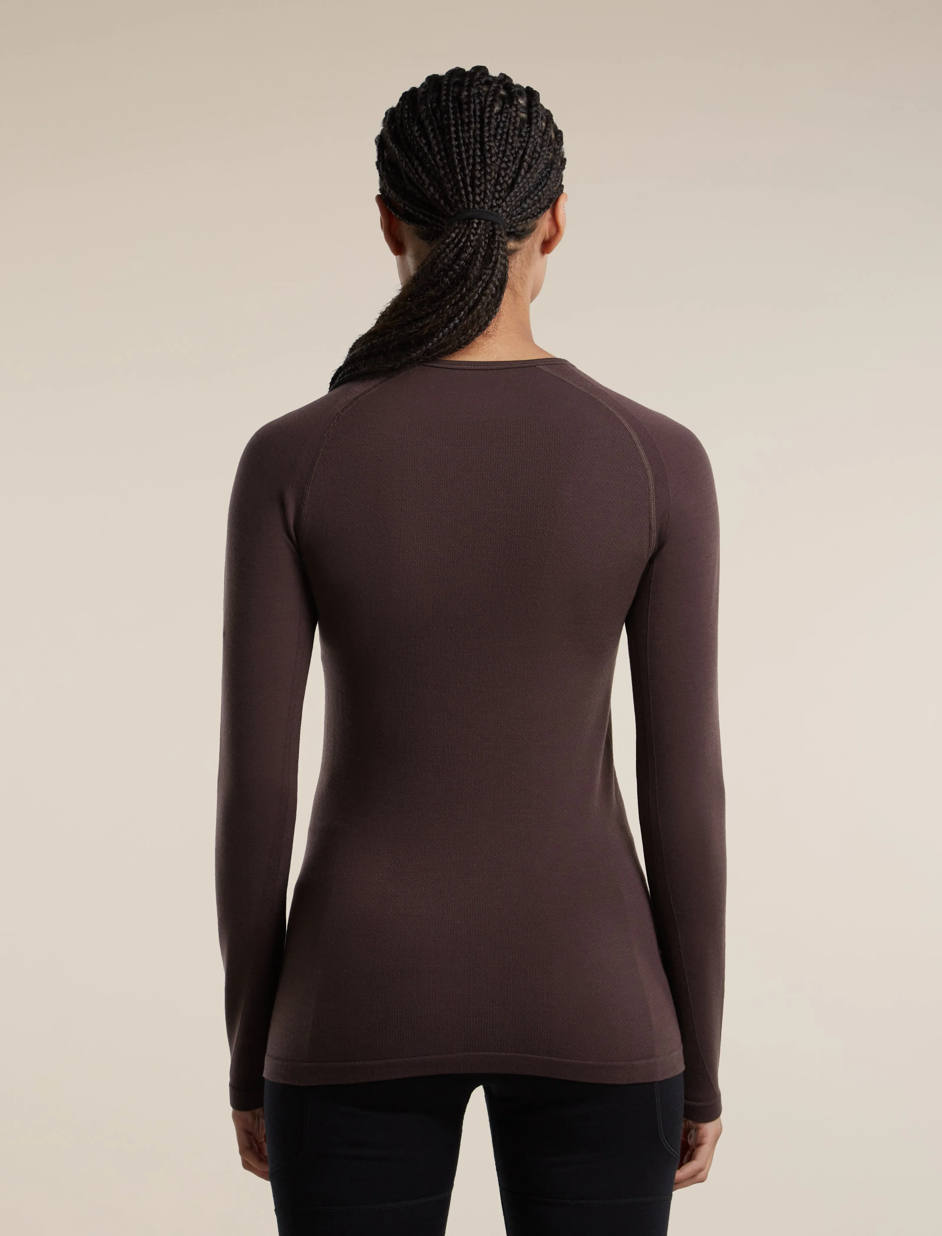 Women's Merino Blend 260 Zoneknit™ Seamless Long Sleeve Crewe Thermal Top sold by Icebreaker product image thumbnail 2