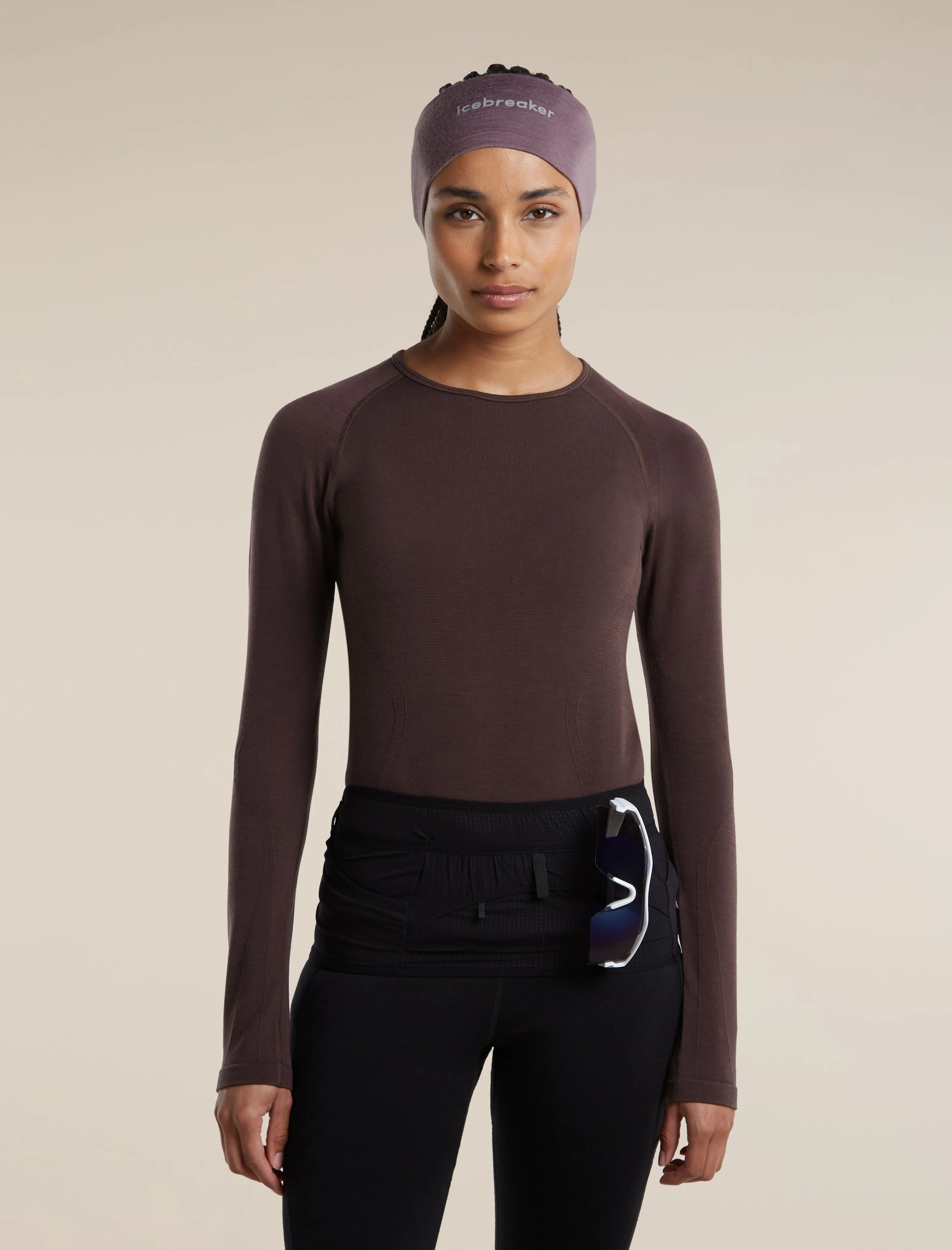 Women's Merino Blend 260 Zoneknit™ Seamless Long Sleeve Crewe Thermal Top sold by Icebreaker product image thumbnail 5