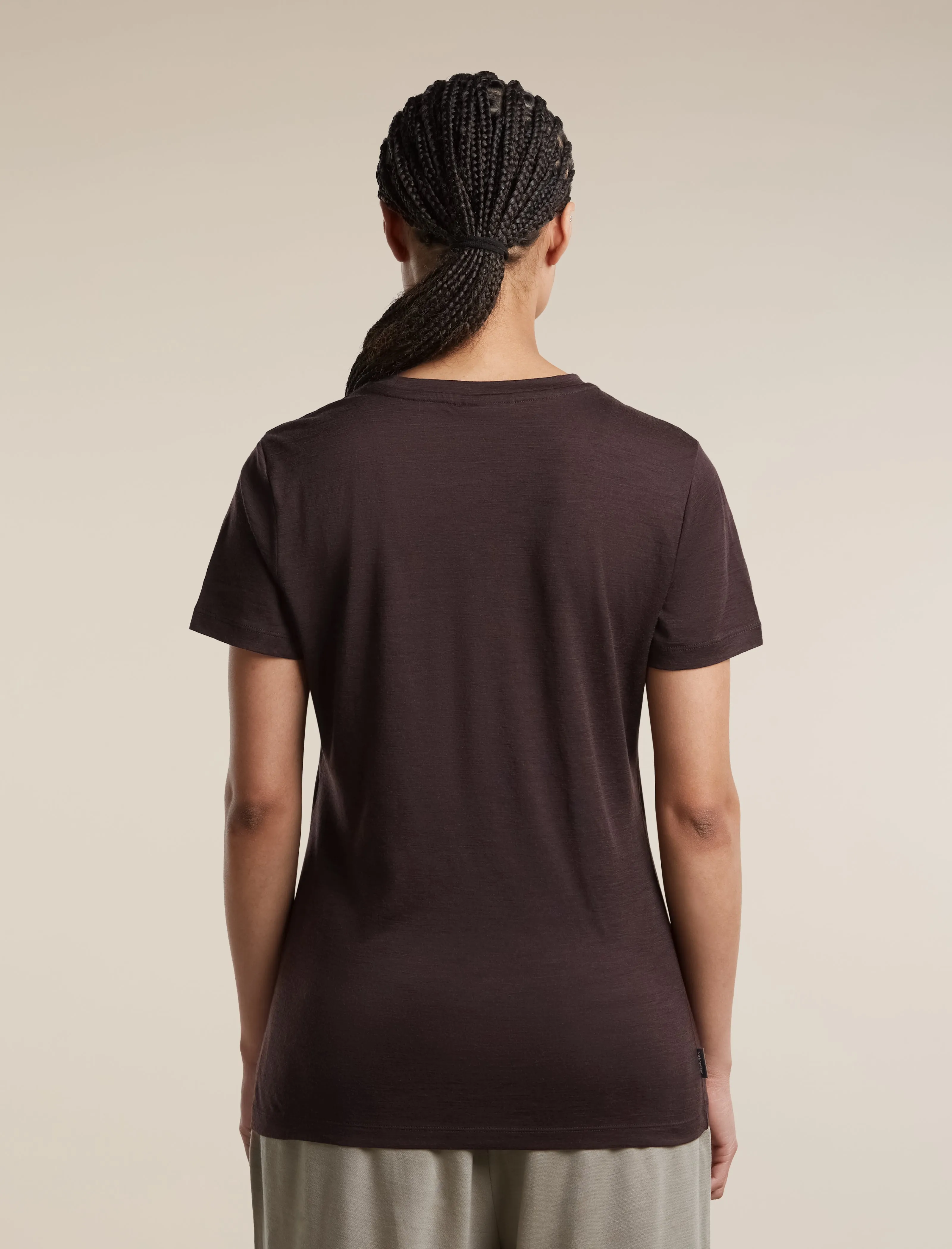 Women's Merino 150 Tech Lite Short Sleeve Tee Peaceful Pass Sleeve sold by Icebreaker product image thumbnail 2