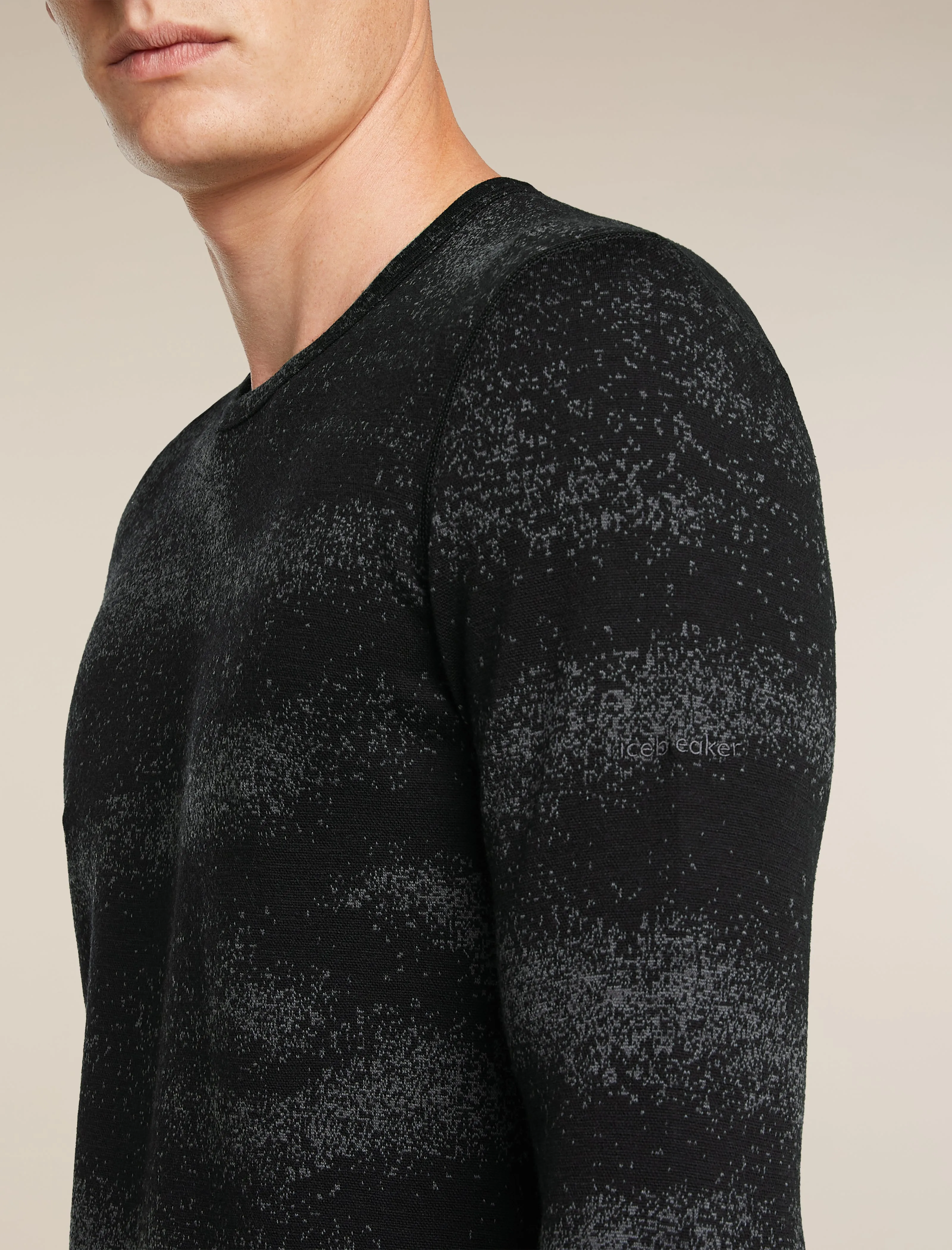 Men's Merino 260 Oasis Vertex Long Sleeve Thermal Crewe Chillwave sold by Icebreaker product image thumbnail 3