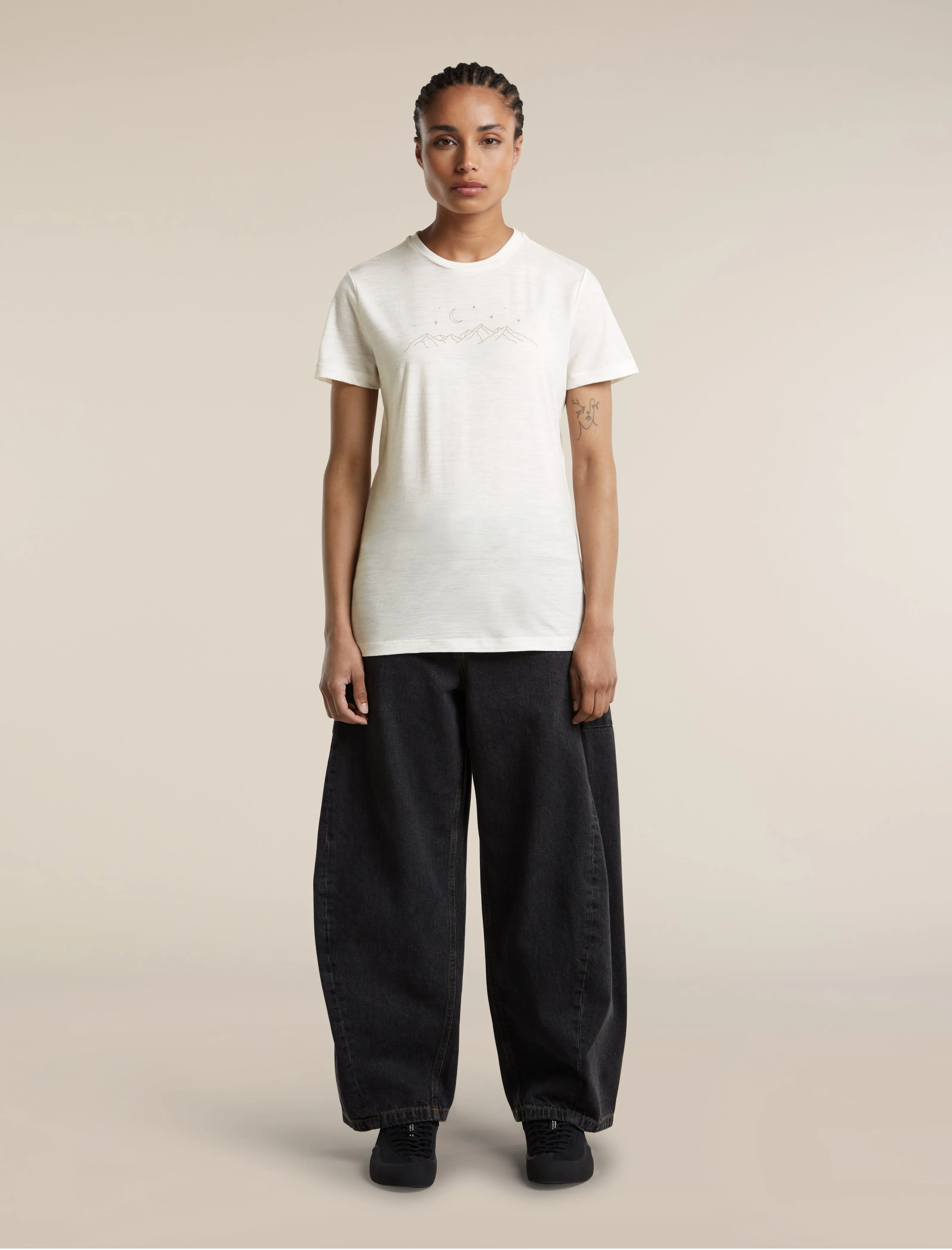 Women's Merino 150 Tech Lite Short Sleeve Tee Sparkling Stars sold by Icebreaker product image thumbnail 3