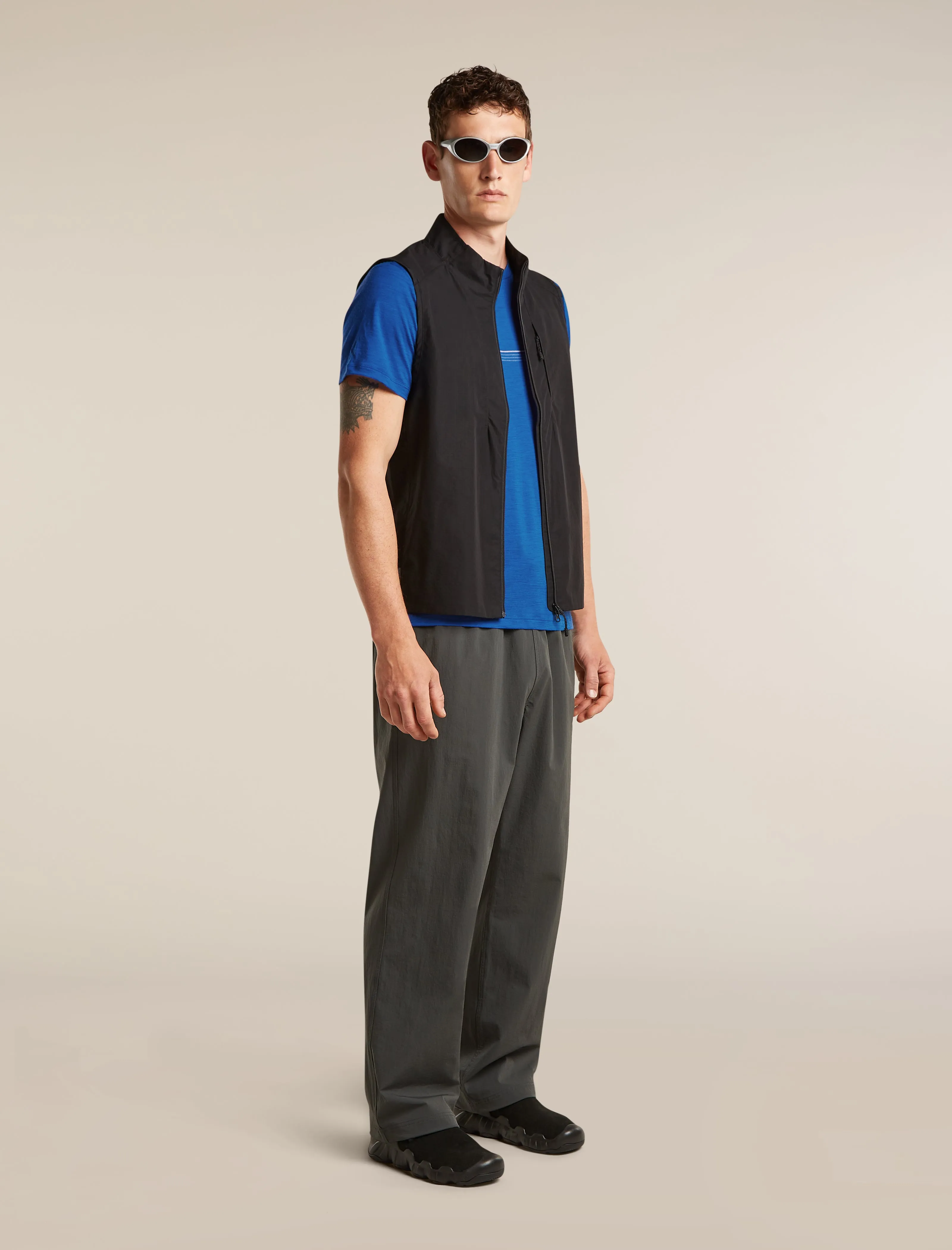 Men's Merino 150 Tech Lite Short Sleeve Tee Range Stripes sold by Icebreaker product image thumbnail 4