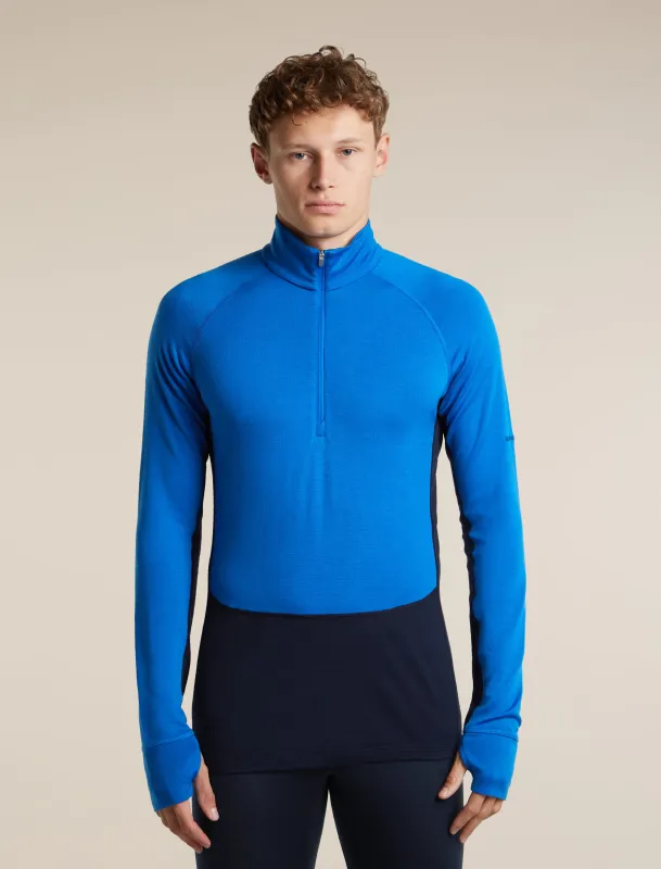 Men's Merino 260 ZoneKnit™ Long Sleeve Thermal Half Zip made by Icebreaker