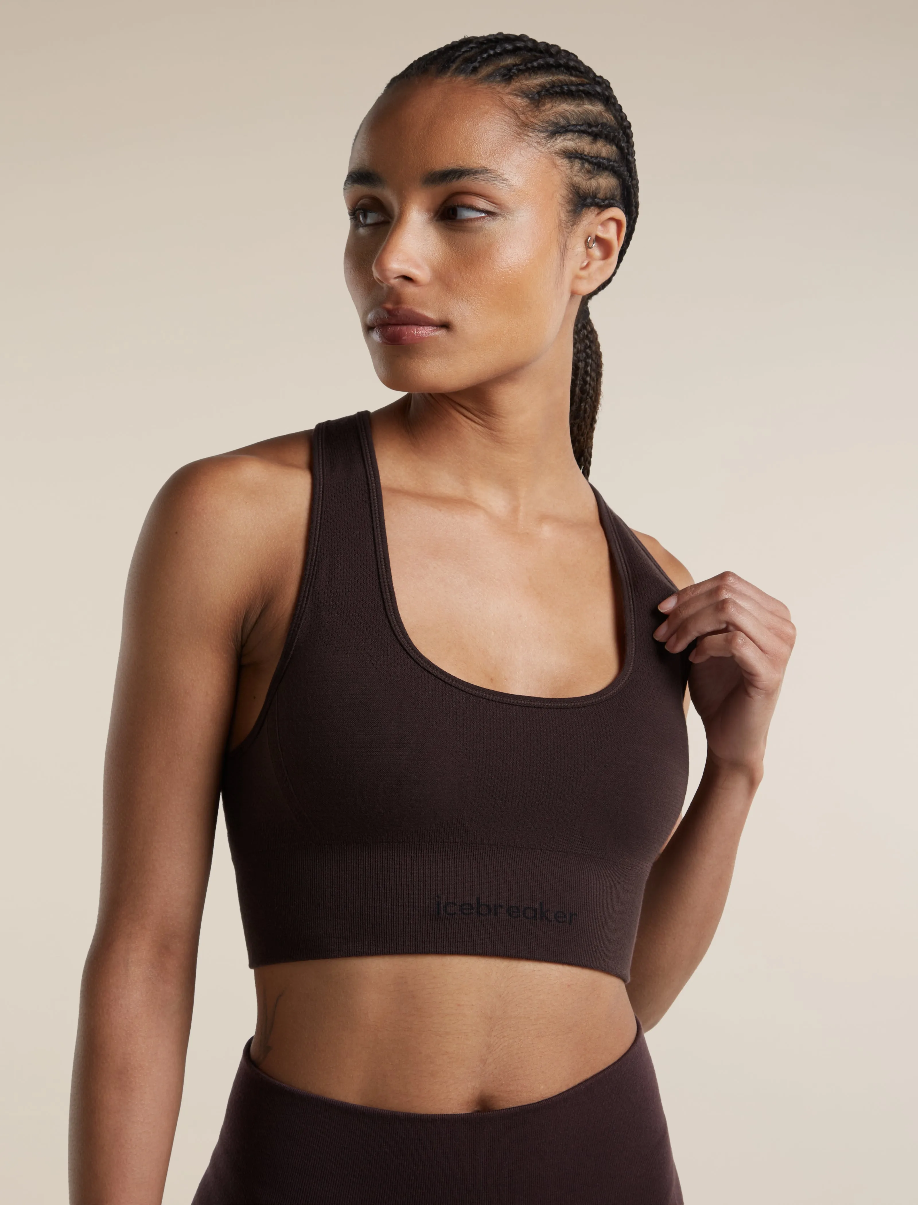 Women's Merino Blend 260 Zoneknit™ Seamless Bra sold by Icebreaker product image thumbnail 4