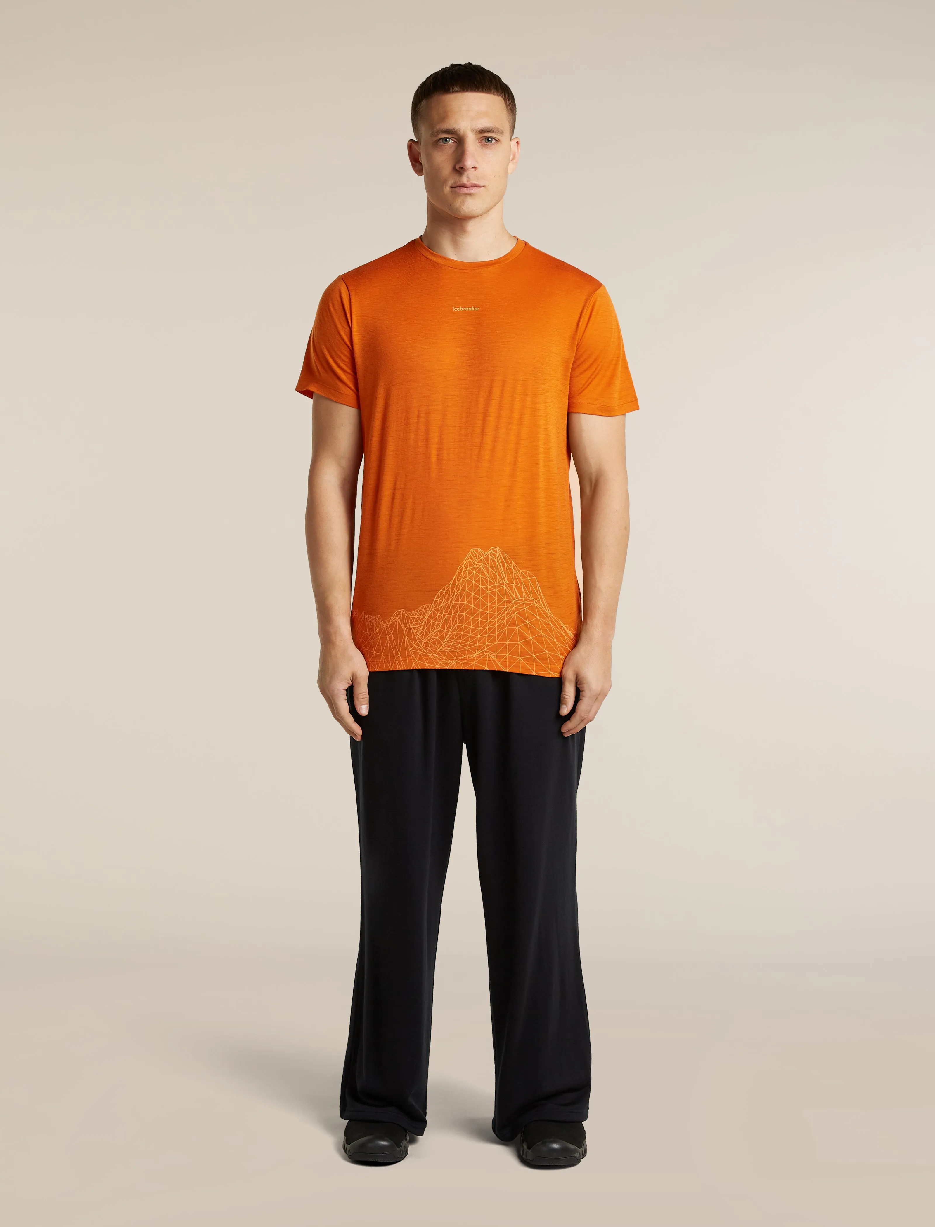 Men's Merino 150 Tech Lite Short Sleeve Tee 3D Mapping sold by Icebreaker product image thumbnail 3