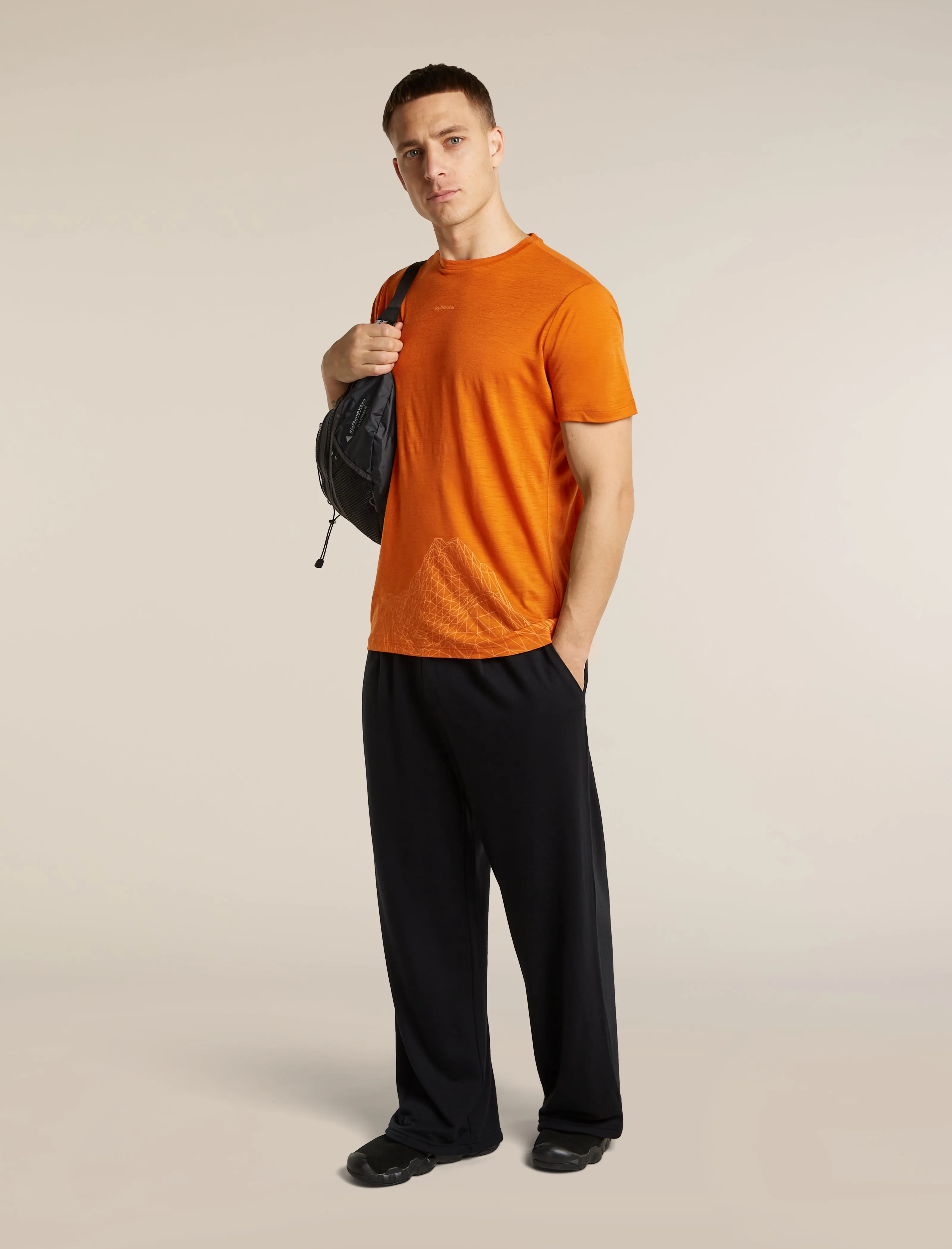 Men's Merino 150 Tech Lite Short Sleeve Tee 3D Mapping sold by Icebreaker product image thumbnail 4
