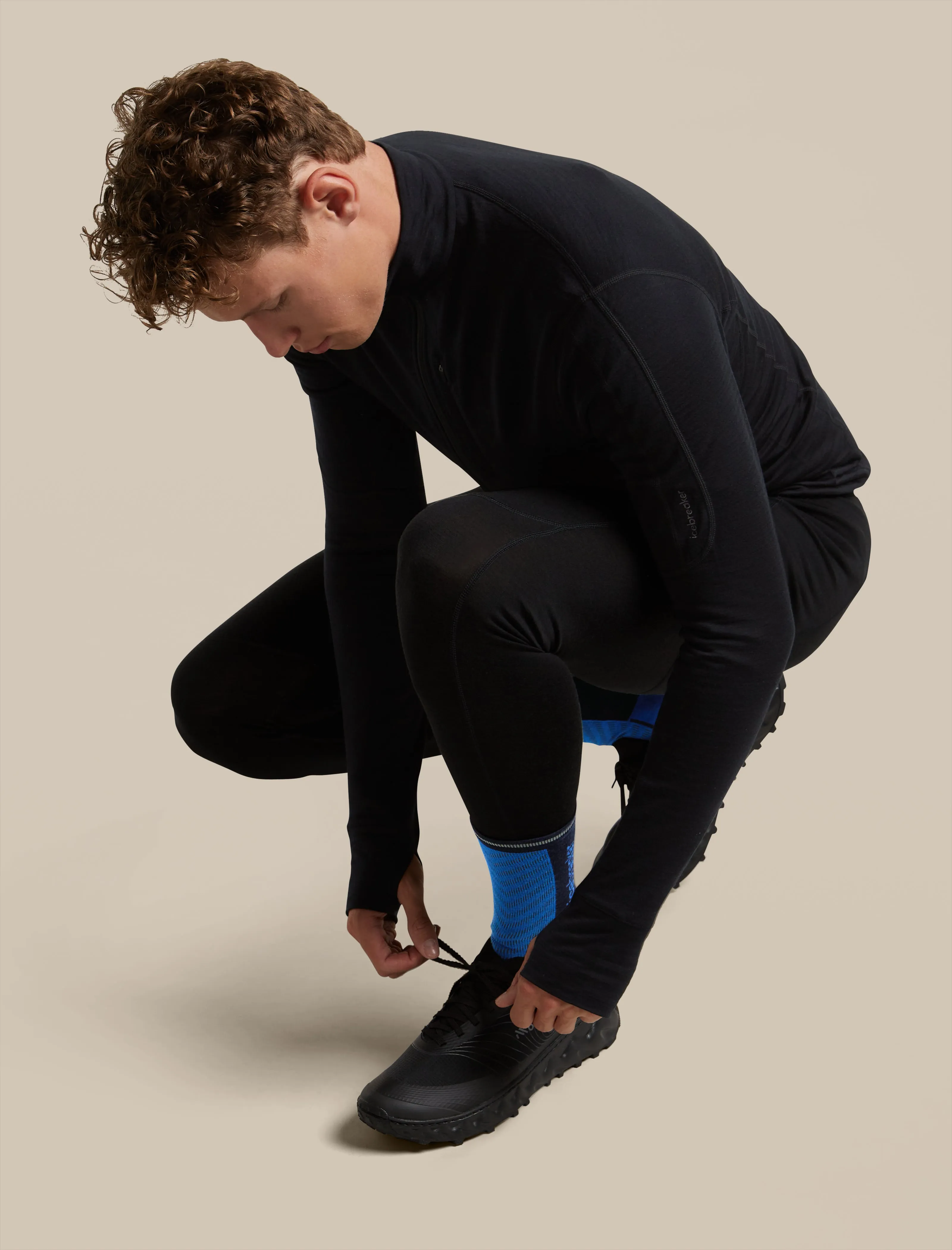 Men's Merino Blend Run+ Ultralight Crew Socks sold by Icebreaker product image thumbnail 4