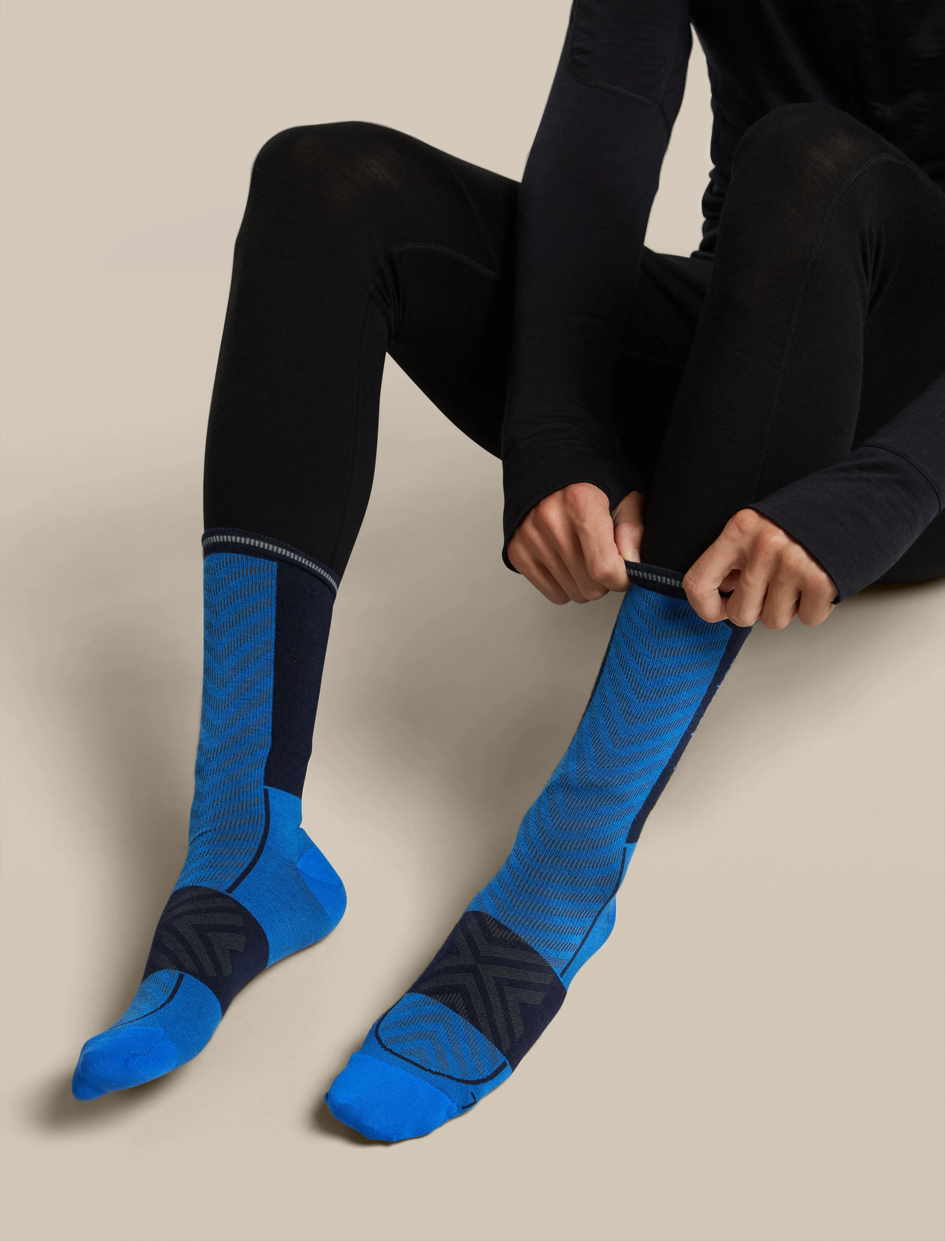Men's Merino Blend Run+ Ultralight Crew Socks sold by Icebreaker product image thumbnail 5