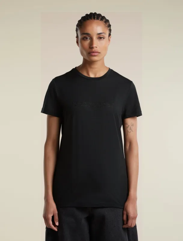 Women's Merino 150 Tech Lite Short Sleeve Tee IB Stitchline made by Icebreaker