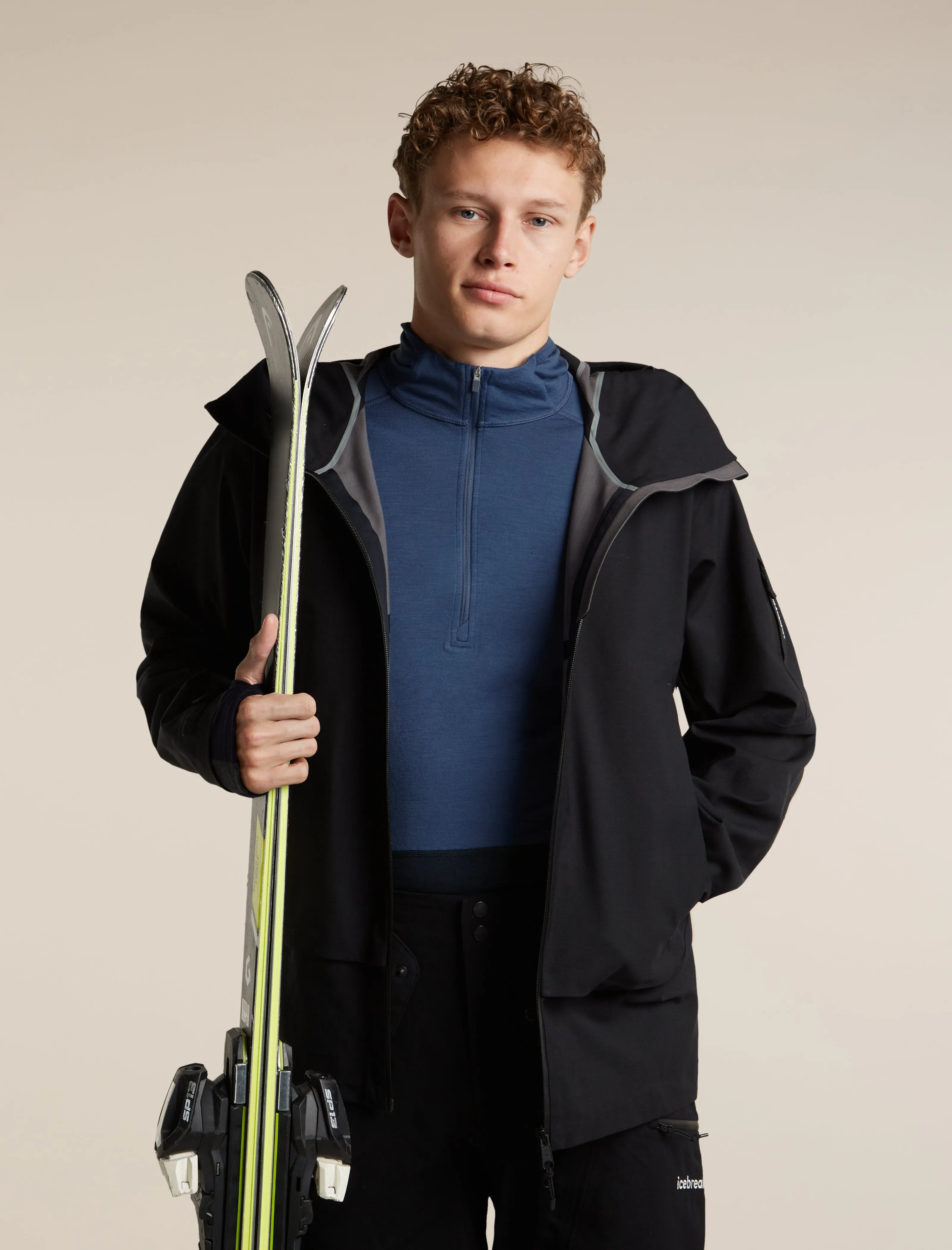 Men's Merino 200 Oasis+ Long Sleeve Thermal Half Zip Hoodie sold by Icebreaker product image thumbnail 5