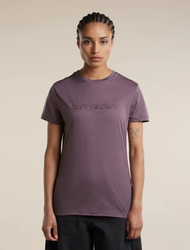 Women's Merino 150 Tech Lite Short Sleeve Tee IB Stitchline made by Icebreaker