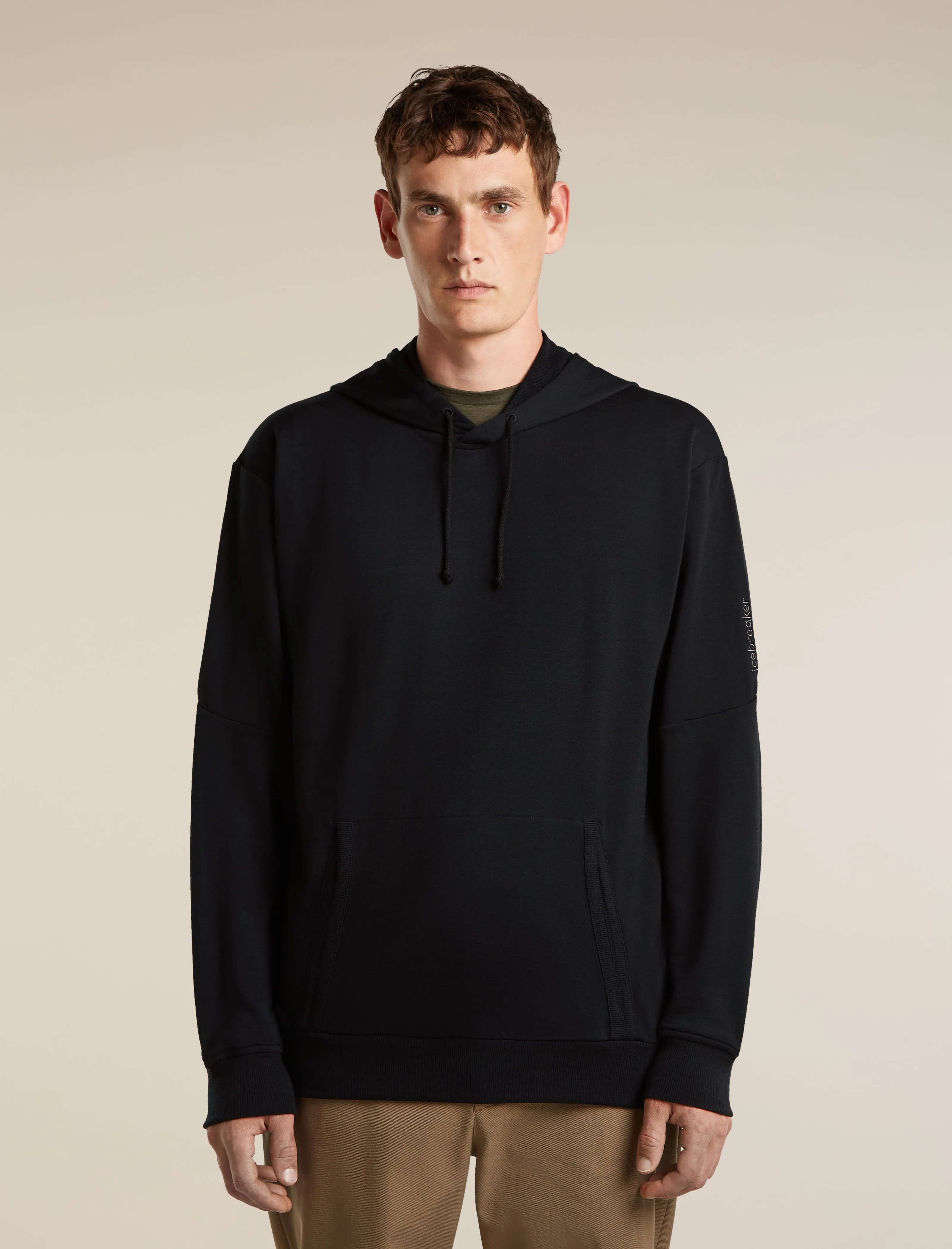 Men's Merino Blend 150 Drift Long Sleeve Hoodie sold by Icebreaker