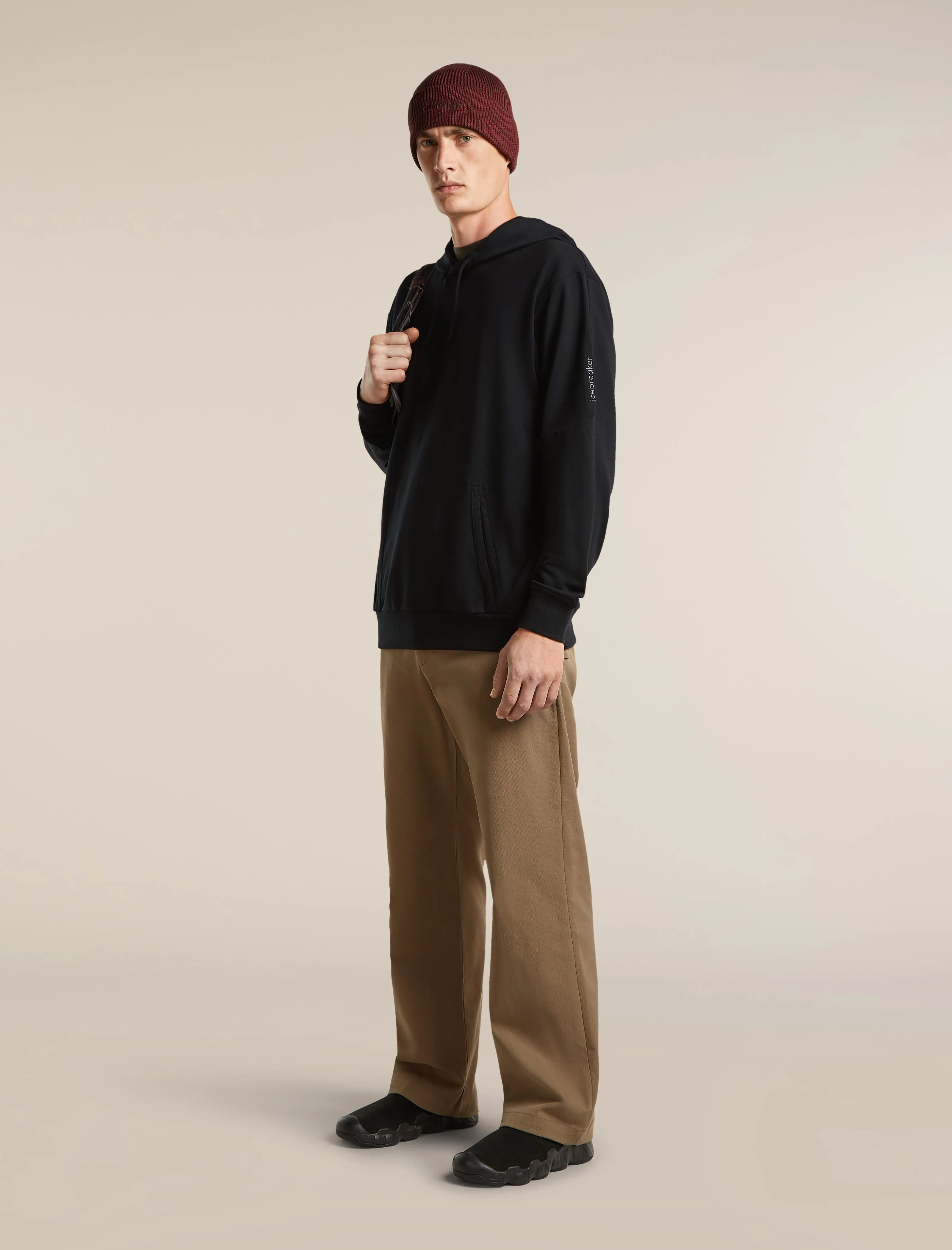 Men's Merino Blend 150 Drift Long Sleeve Hoodie sold by Icebreaker product image thumbnail 4