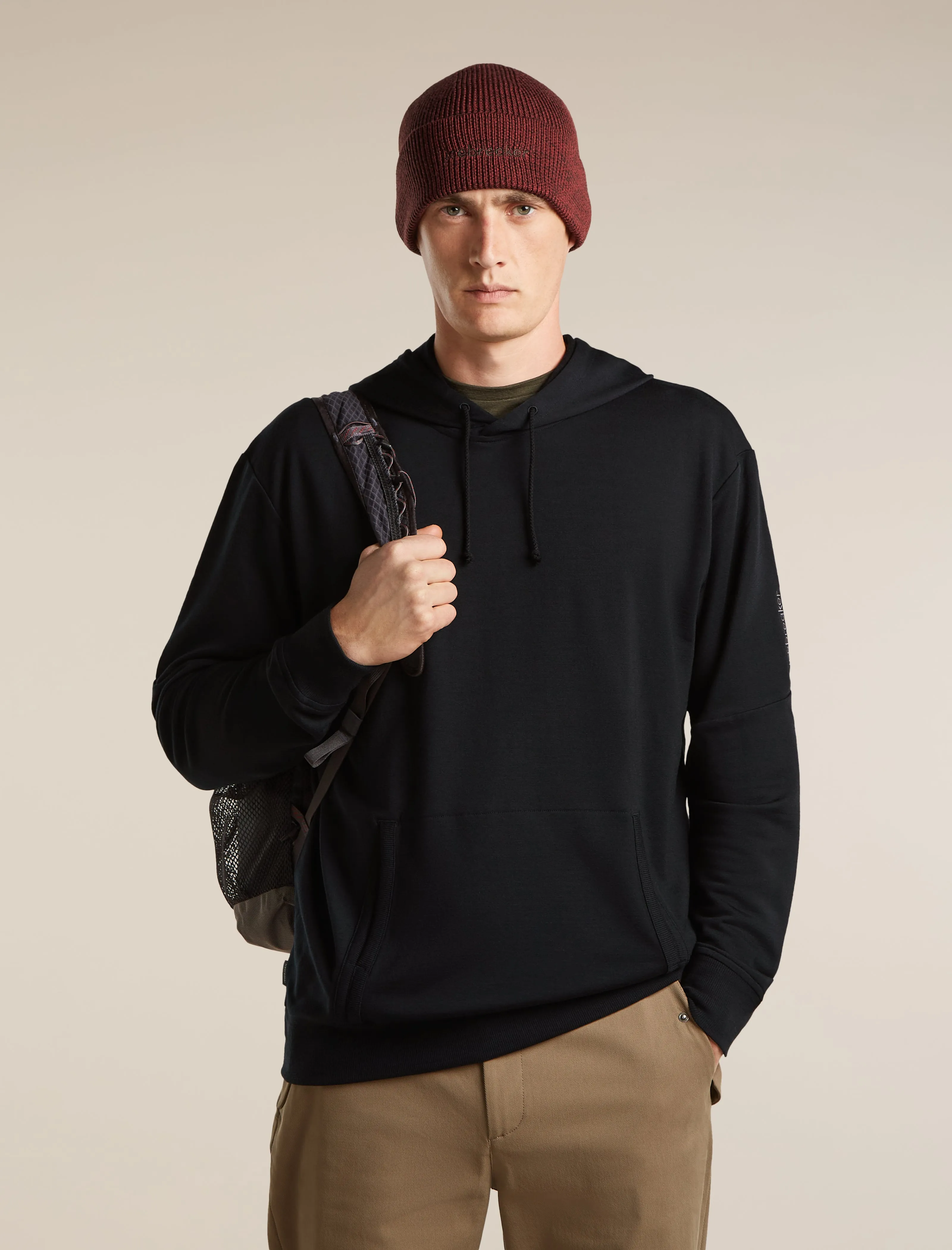 Men's Merino Blend 150 Drift Long Sleeve Hoodie sold by Icebreaker product image thumbnail 5