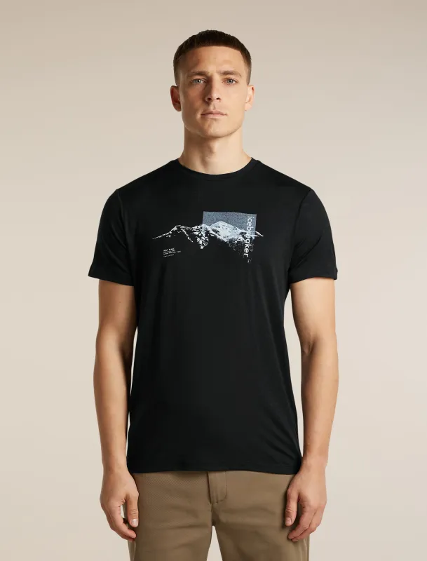 Men's Merino 150 Tech Lite Short Sleeve Tee Pure Altitude made by Icebreaker