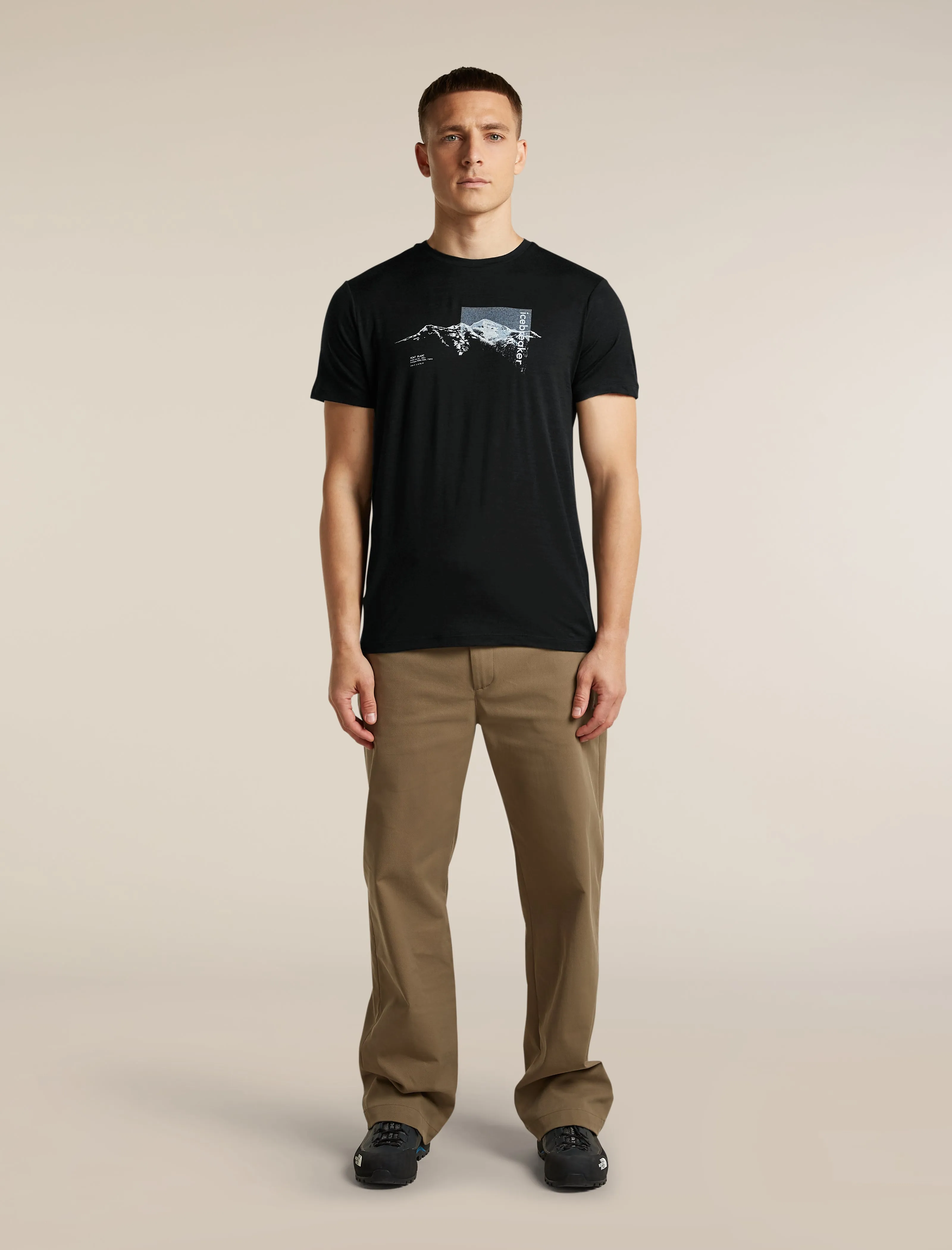 Men's Merino 150 Tech Lite Short Sleeve Tee Pure Altitude sold by Icebreaker product image thumbnail 3
