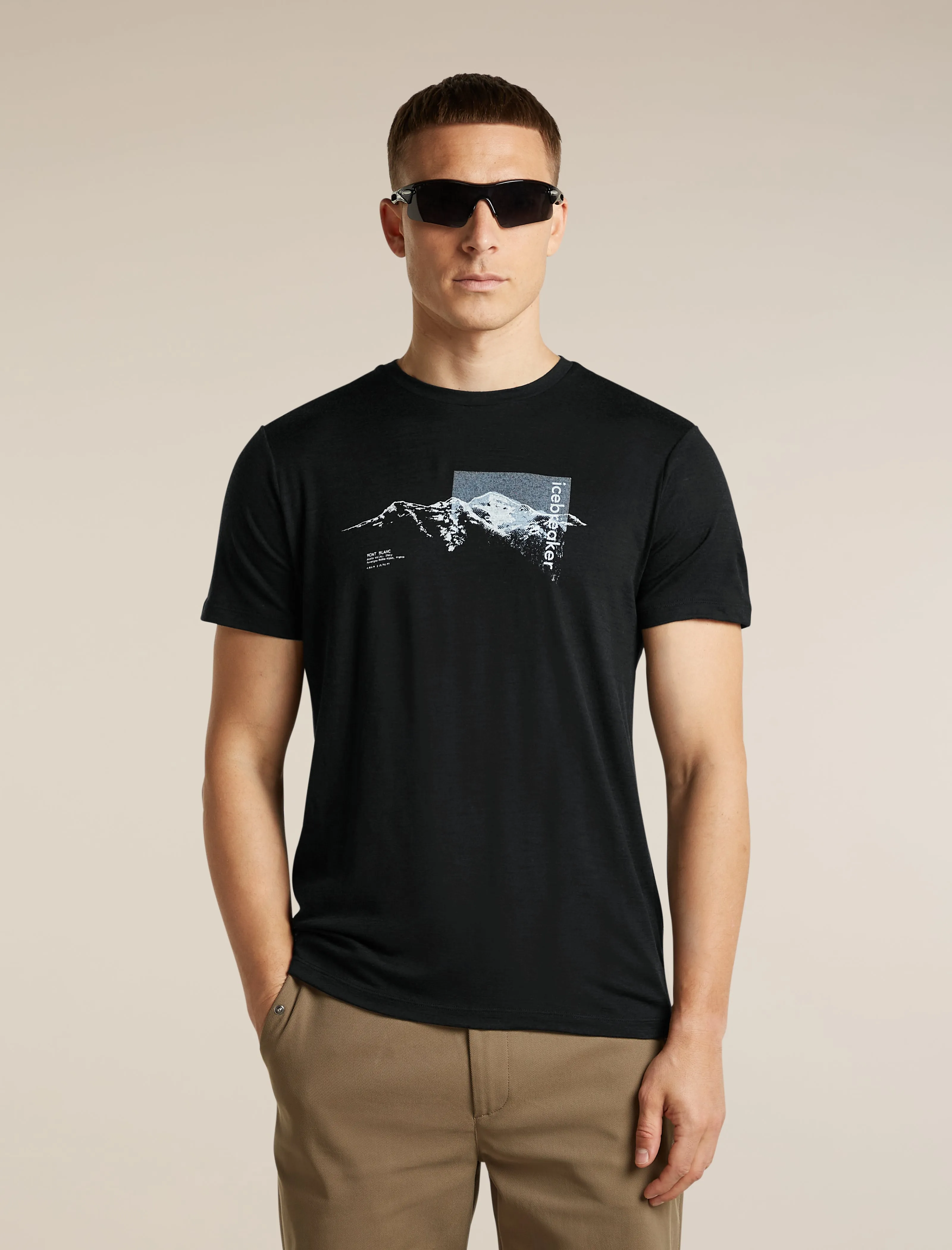Men's Merino 150 Tech Lite Short Sleeve Tee Pure Altitude sold by Icebreaker product image thumbnail 5