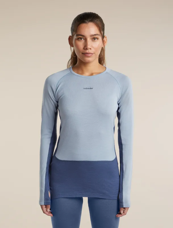 Women's Merino 260 ZoneKnit™ Long Sleeve Thermal Crewe made by Icebreaker