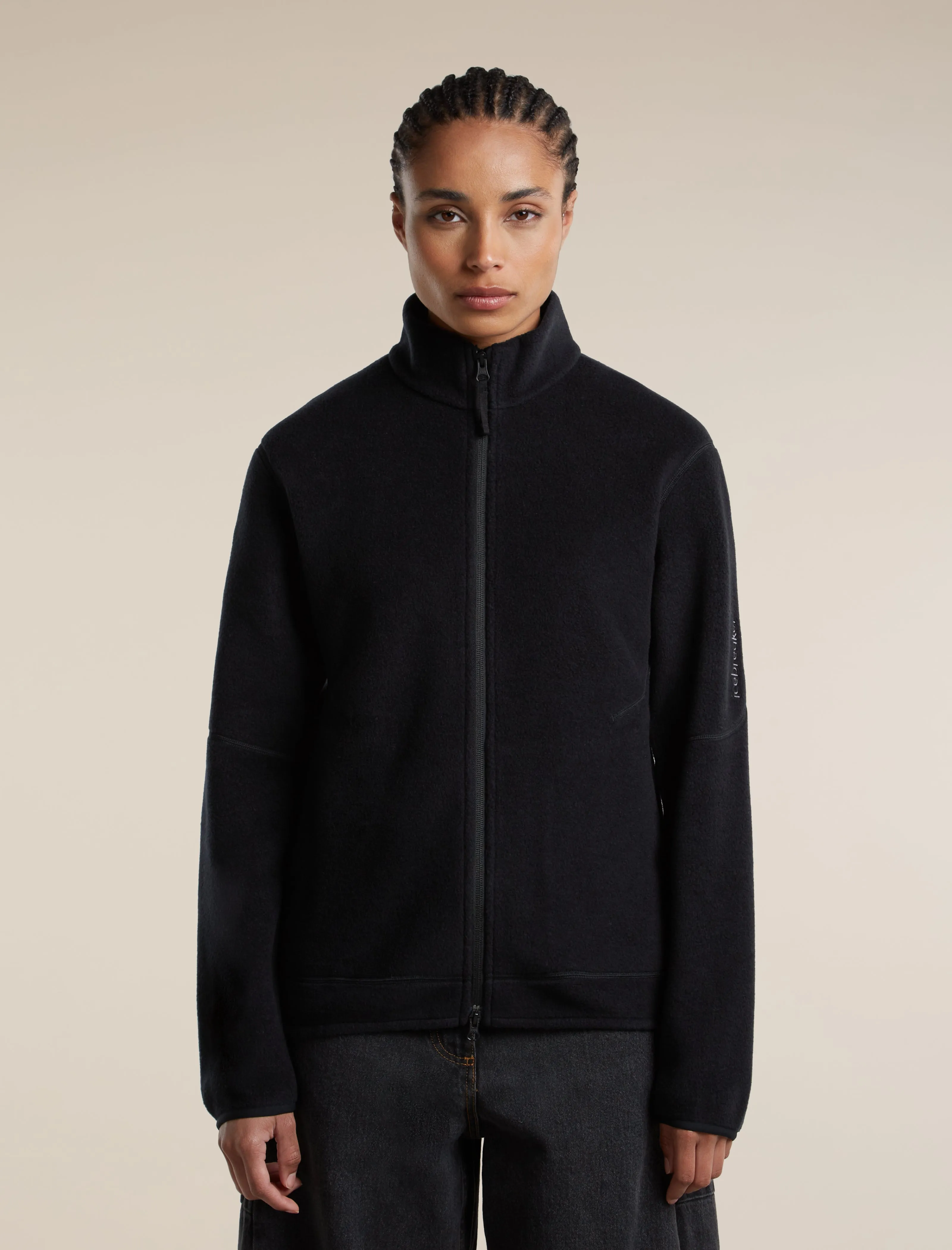 Women's Merino Blend 800 RealFleece™ Classic Pile Long Sleeve Zip sold by Icebreaker