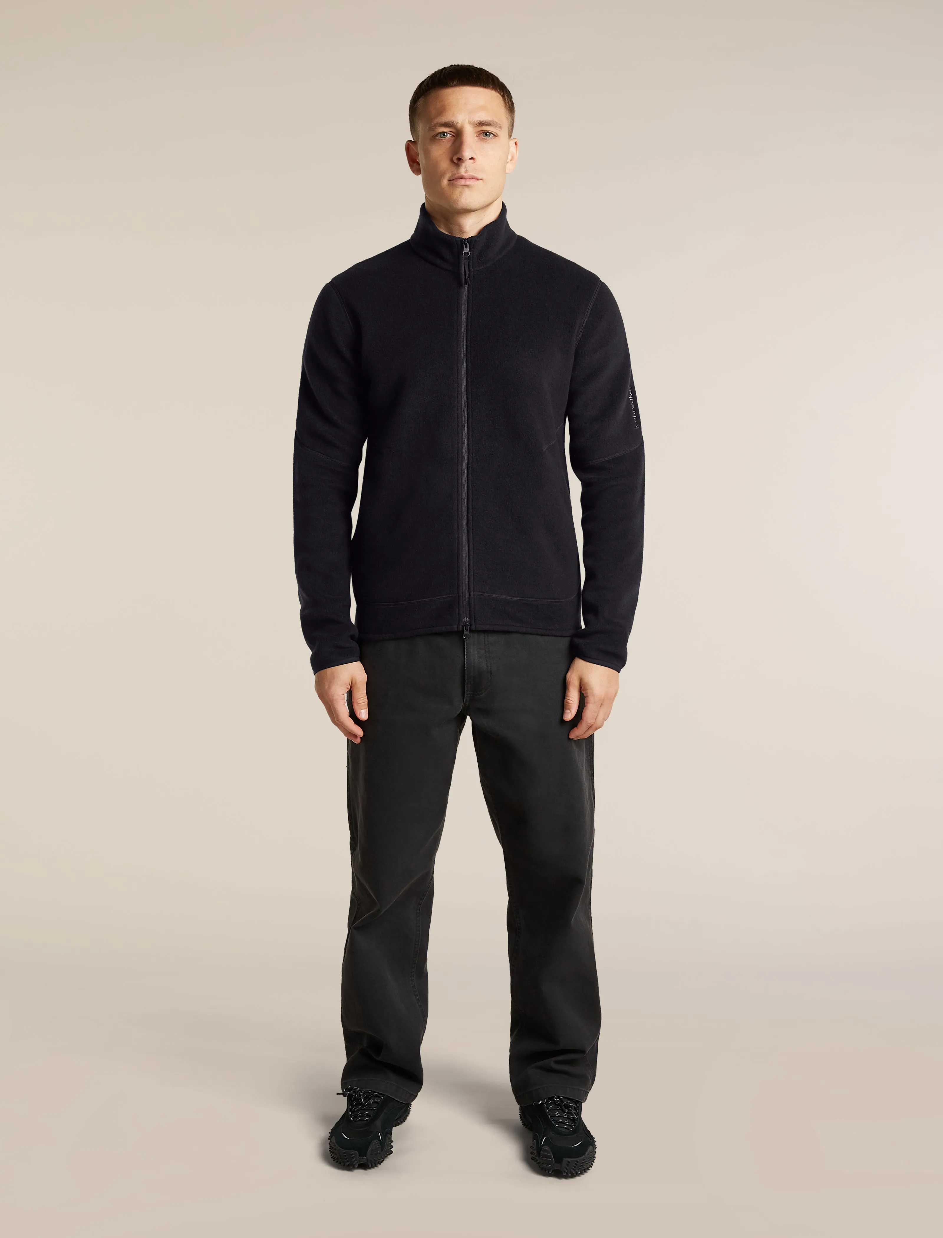 Men's Merino Blend 800 RealFleece™ Classic Pile Long Sleeve Zip sold by Icebreaker product image thumbnail 3